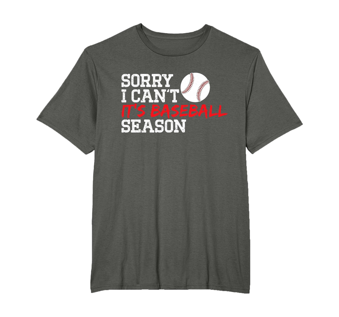 Baseball Mom Dad Funny Sorry I Cant T-Shirt - Aesthetic Graphic Men Women - T-Shirt, Sweatshirt, Hoodie