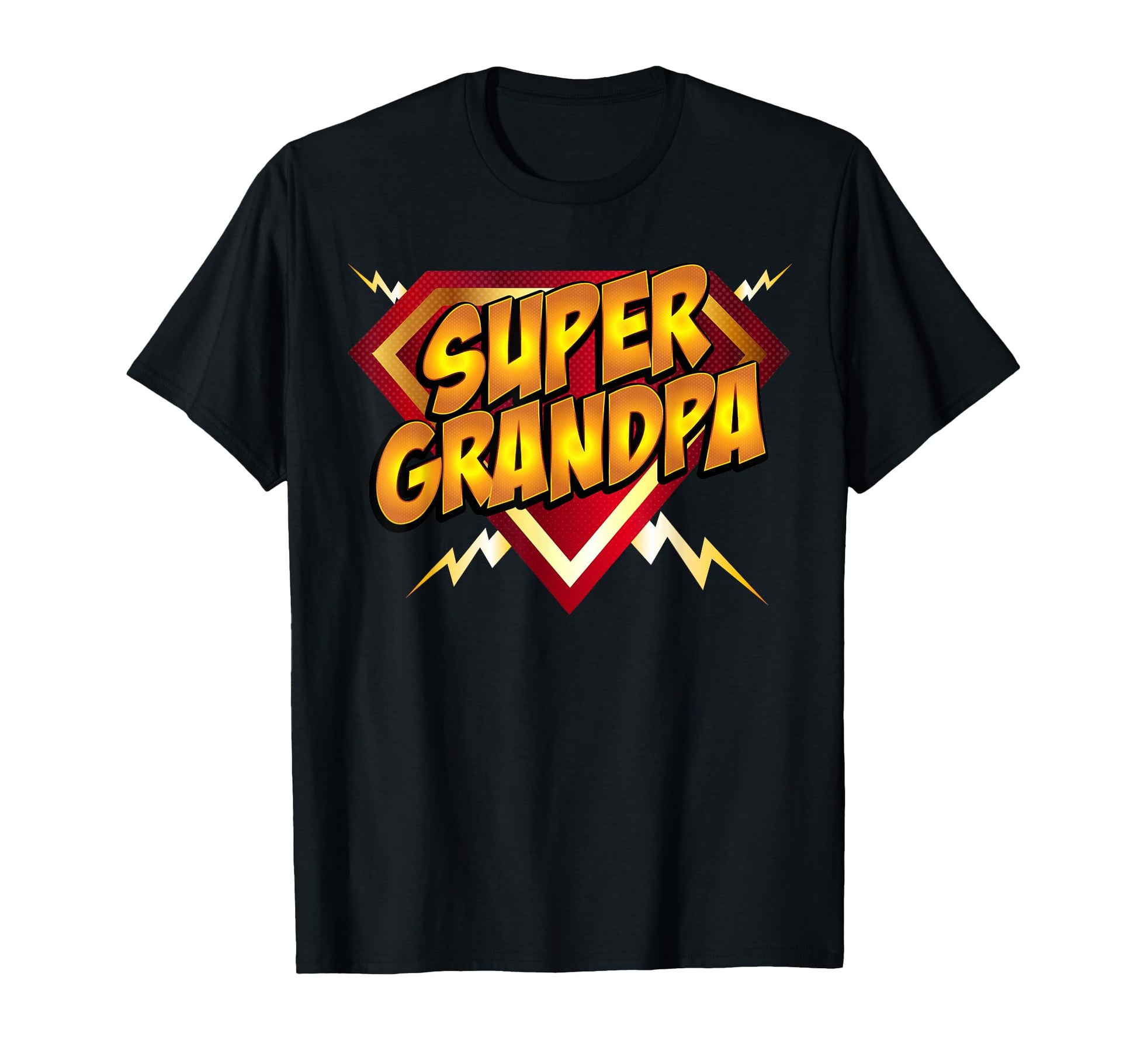 Super Grandpa Superhero Grandfather T-Shirt - Unique Graphic Men Women - T-Shirt, Sweatshirt, Hoodie