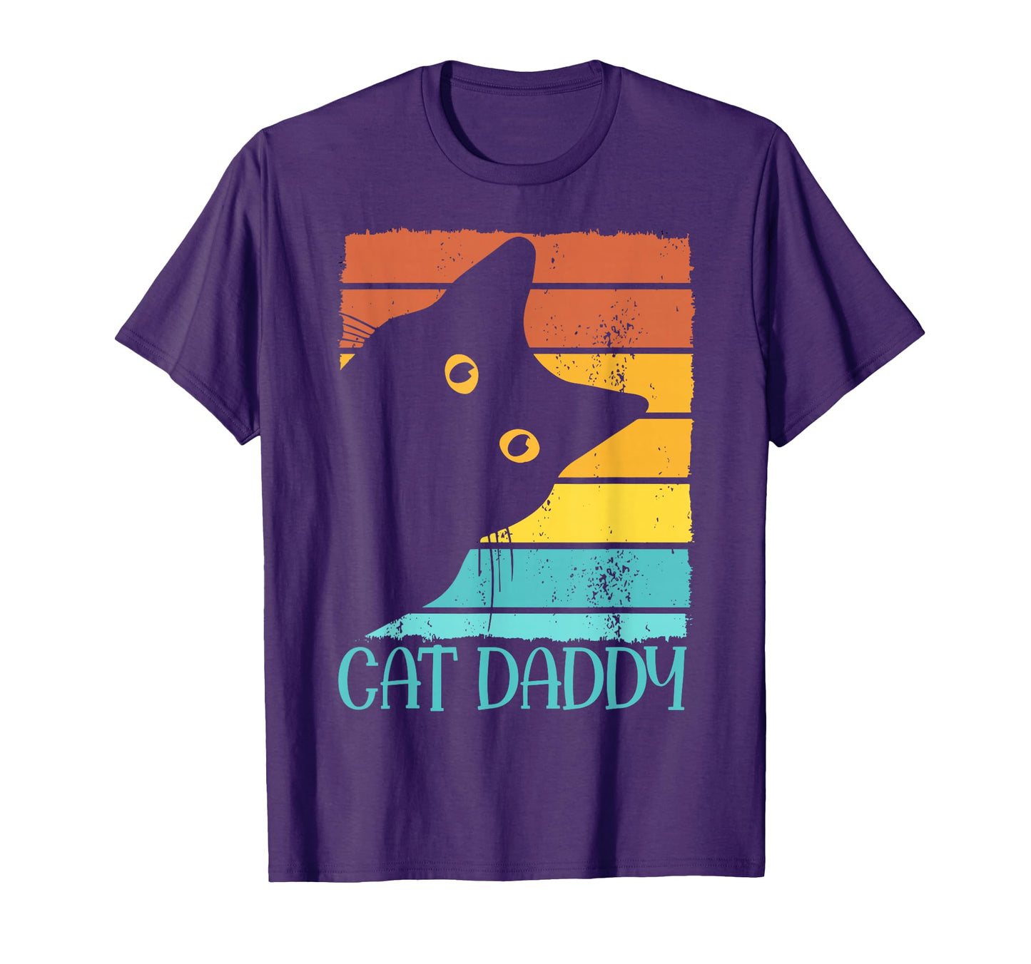Cat Daddy Eighties Cat Dad Gift T-Shirt - Casual Everyday Wear for Adults - T-Shirt, Sweatshirt, Hoodie