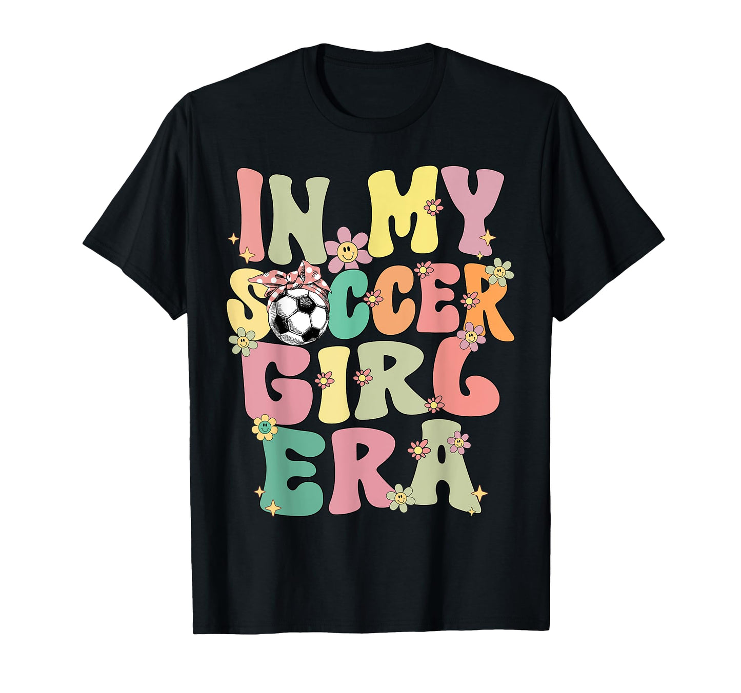 My Soccer Era Groovy Soccer Soccer T-Shirt - Fun Novelty Design Men Women - T-Shirt, Sweatshirt, Hoodie