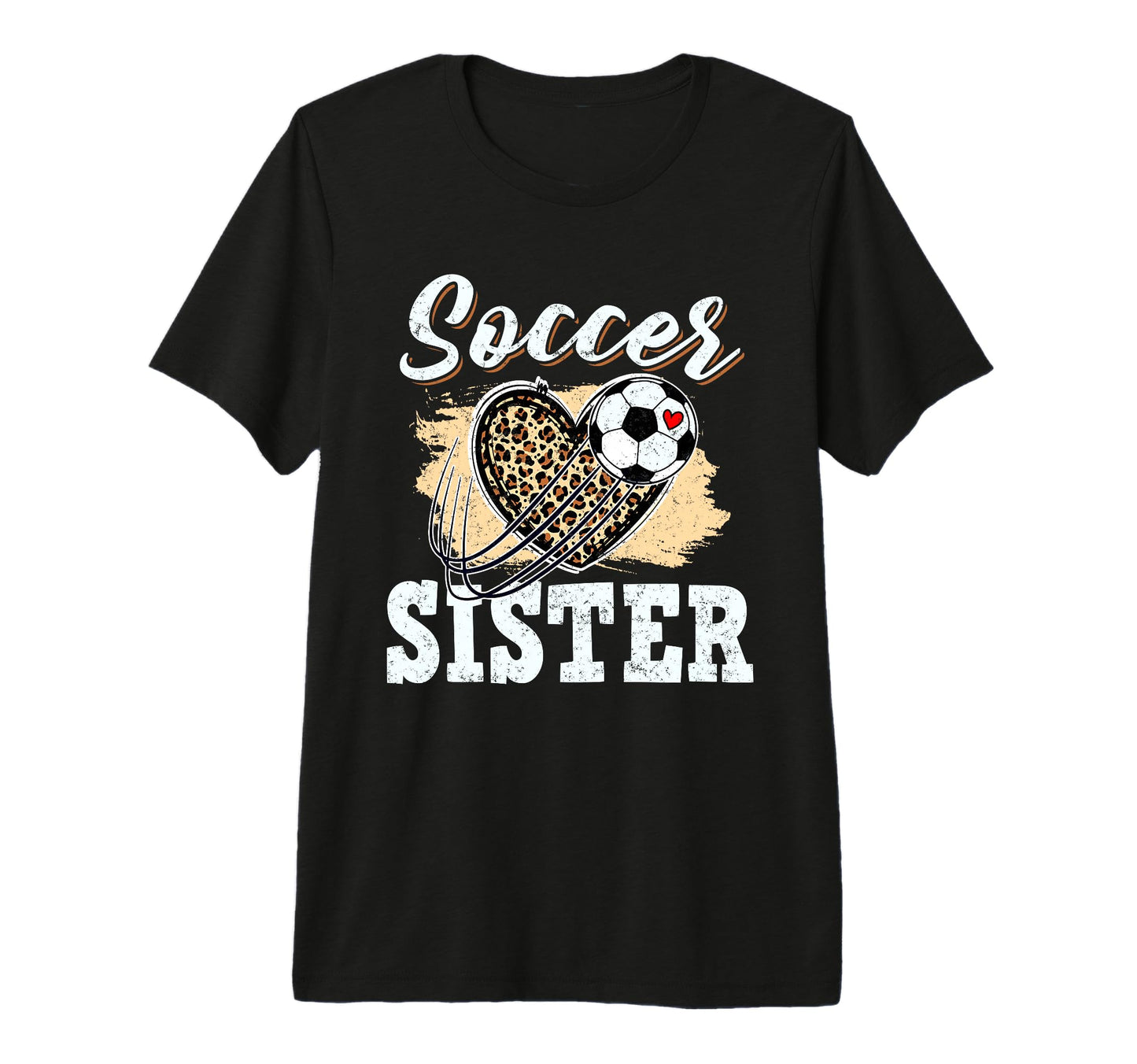 Soccer Sister Leopard Sport Sister T-Shirt - Minimalist Print Men Women - T-Shirt, Sweatshirt, Hoodie