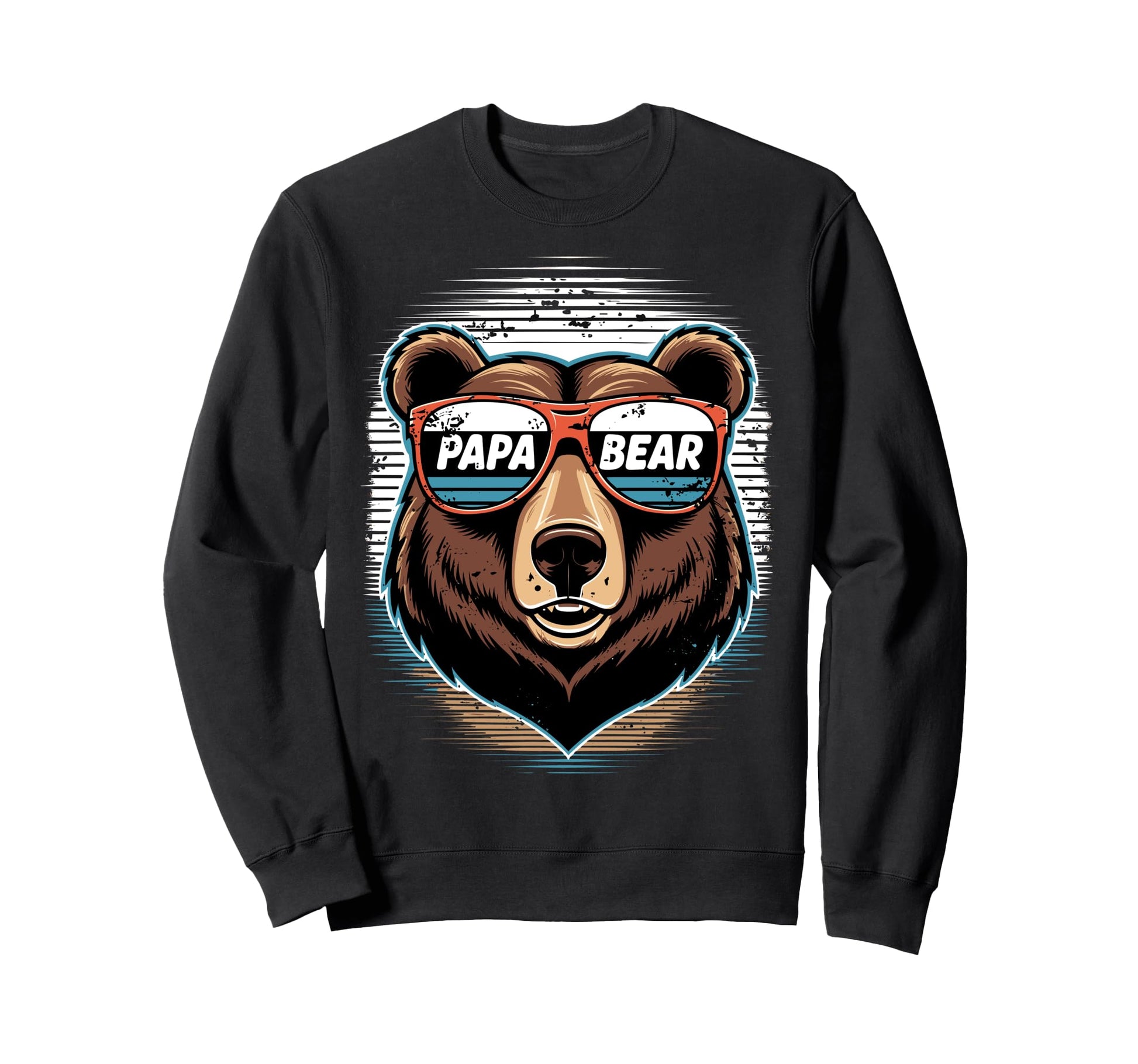 Papa Bear Husband Father Family Sweatshirt - Trendy Graphic Men Women - T-Shirt, Sweatshirt, Hoodie