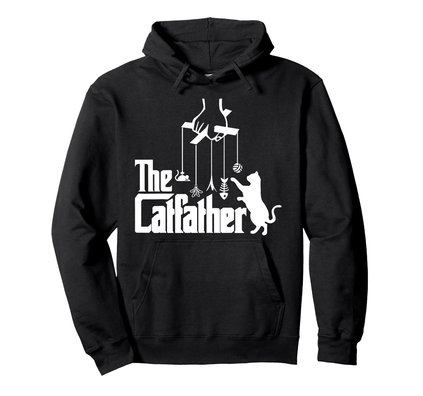 Funny Cat Dad Life Catfather Fathers Day Hoodie - Custom Art Print Unisex - T-Shirt, Sweatshirt, Hoodie