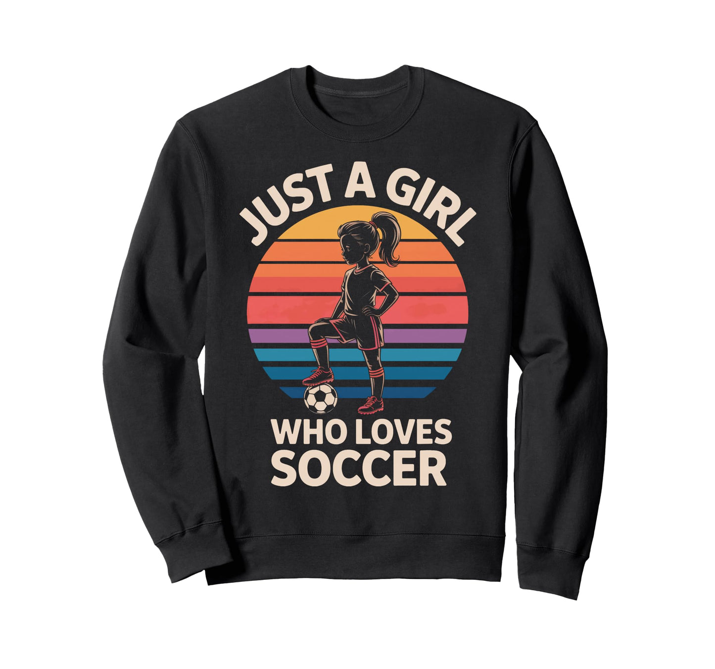 Just Who Loves Soccer Soccer Sweatshirt - Unique Graphic for Adults - T-Shirt, Sweatshirt, Hoodie
