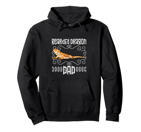 Bearded Dragon Dad Hoodie - Graphic Print Unisex - T-Shirt, Sweatshirt, Hoodie