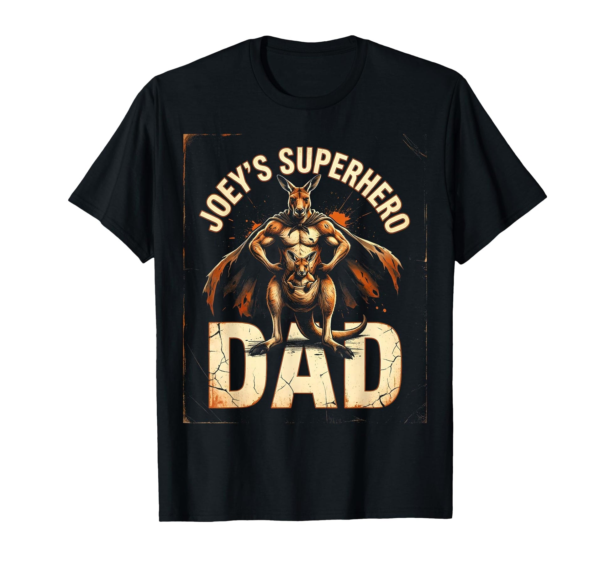Joeys Superhero Dad Kangaroo Father T-Shirt - Streetwear Style Unisex - T-Shirt, Sweatshirt, Hoodie