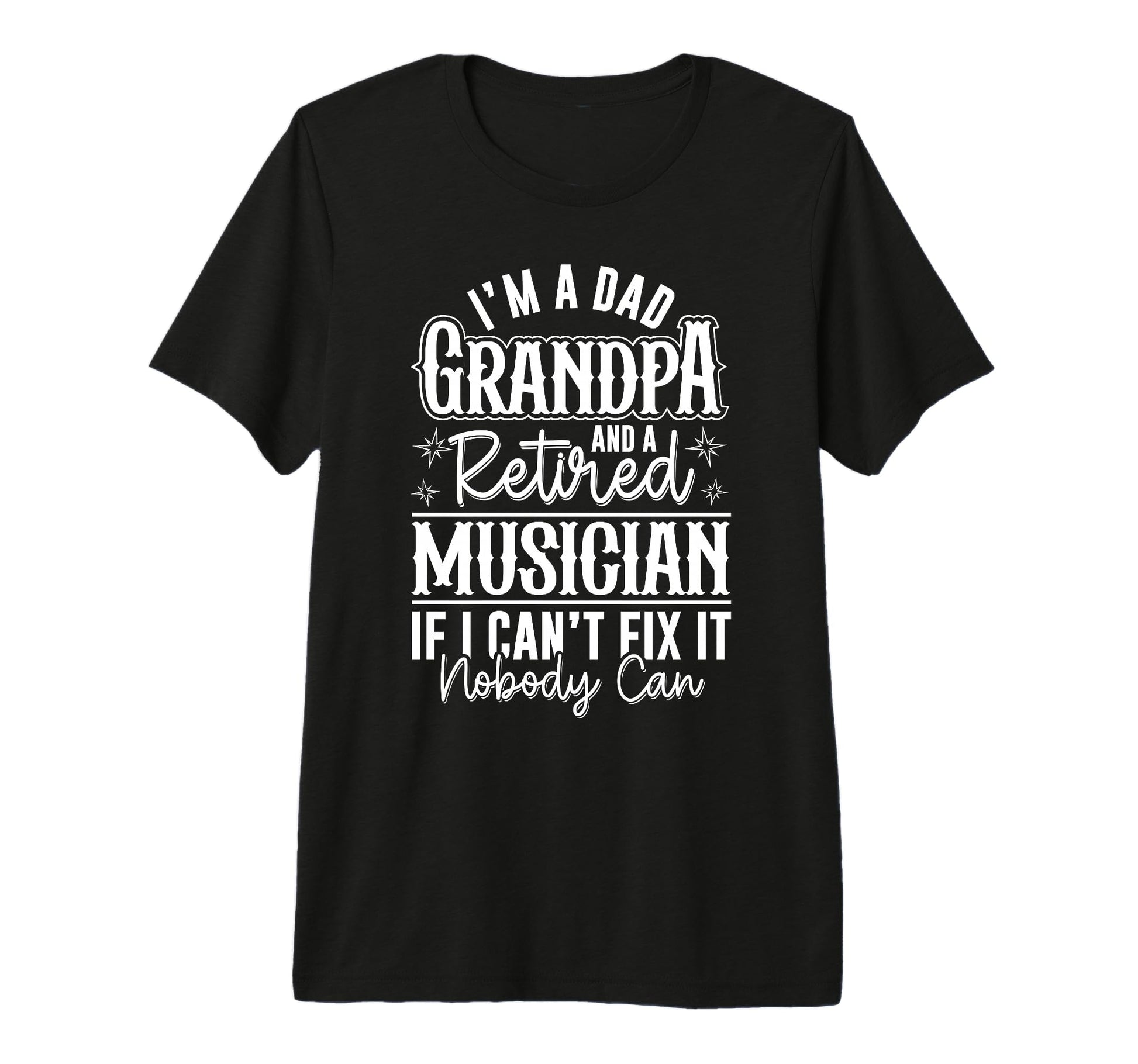 Mens Dad Grandpa And Retired T-Shirt - Custom Art Print for Adults - T-Shirt, Sweatshirt, Hoodie