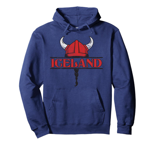 2018 Iceland World Soccer Championship Fan Hoodie - Minimalist Print Unisex - T-Shirt, Sweatshirt, Hoodie