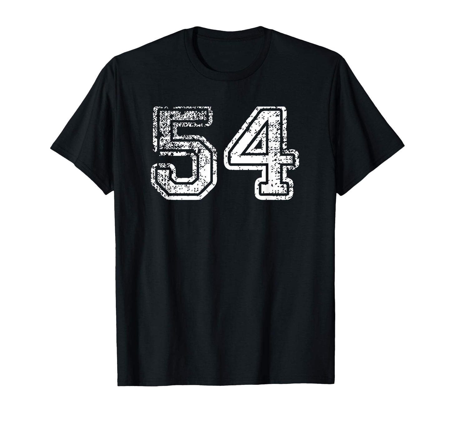 Number 54 Baseball Football Soccer T-Shirt - Casual Everyday Wear Unisex - T-Shirt, Sweatshirt, Hoodie