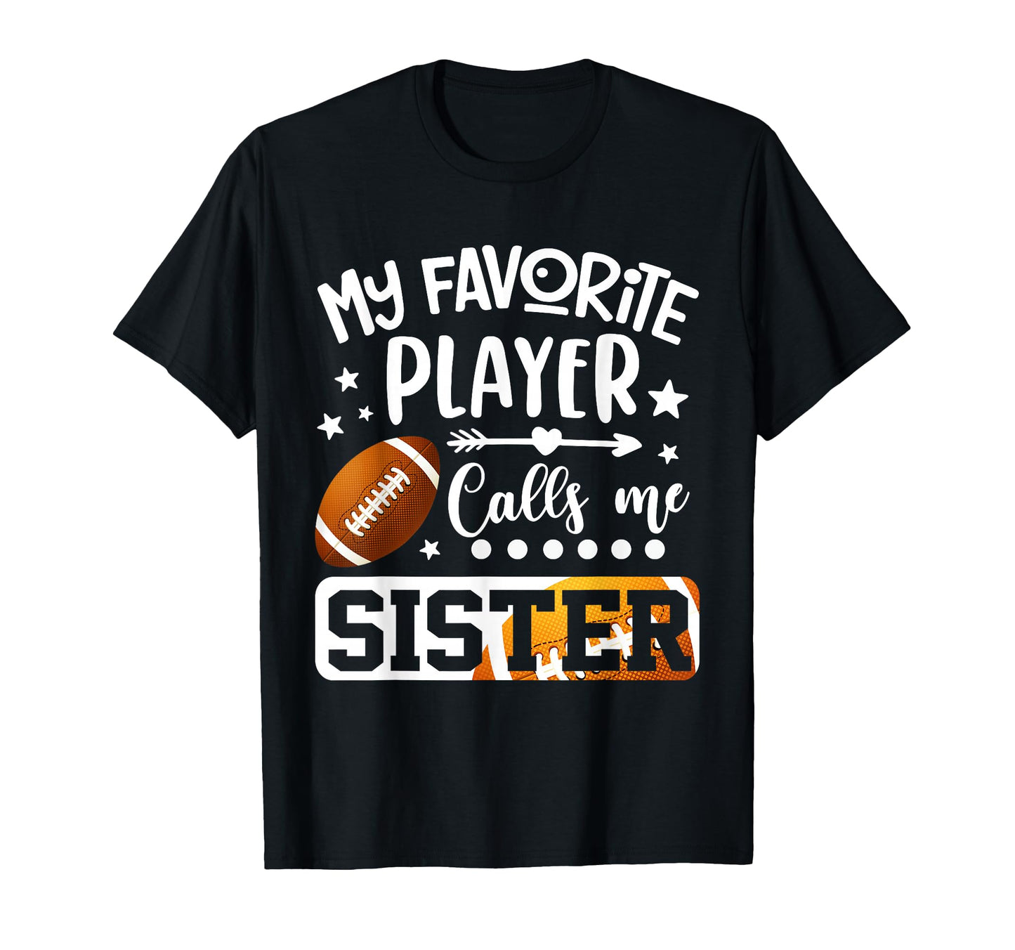 My Favorite Football Player Calls Me T-Shirt - Custom Art Print for Adults - T-Shirt, Sweatshirt, Hoodie