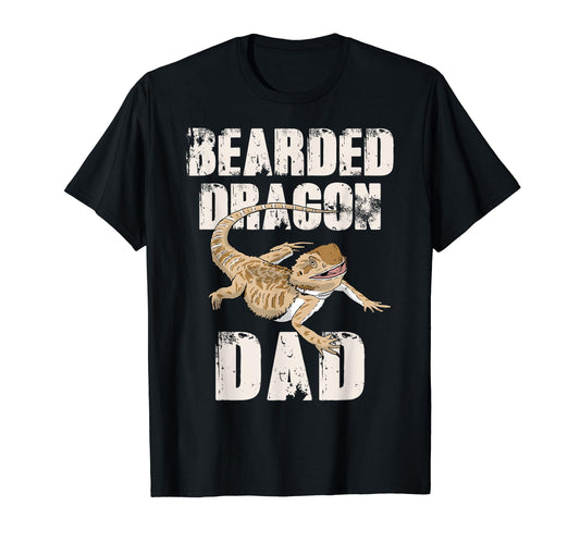 Bearded Dragon Dad Video Game Pagona T-Shirt - Custom Art Print Unisex - T-Shirt, Sweatshirt, Hoodie