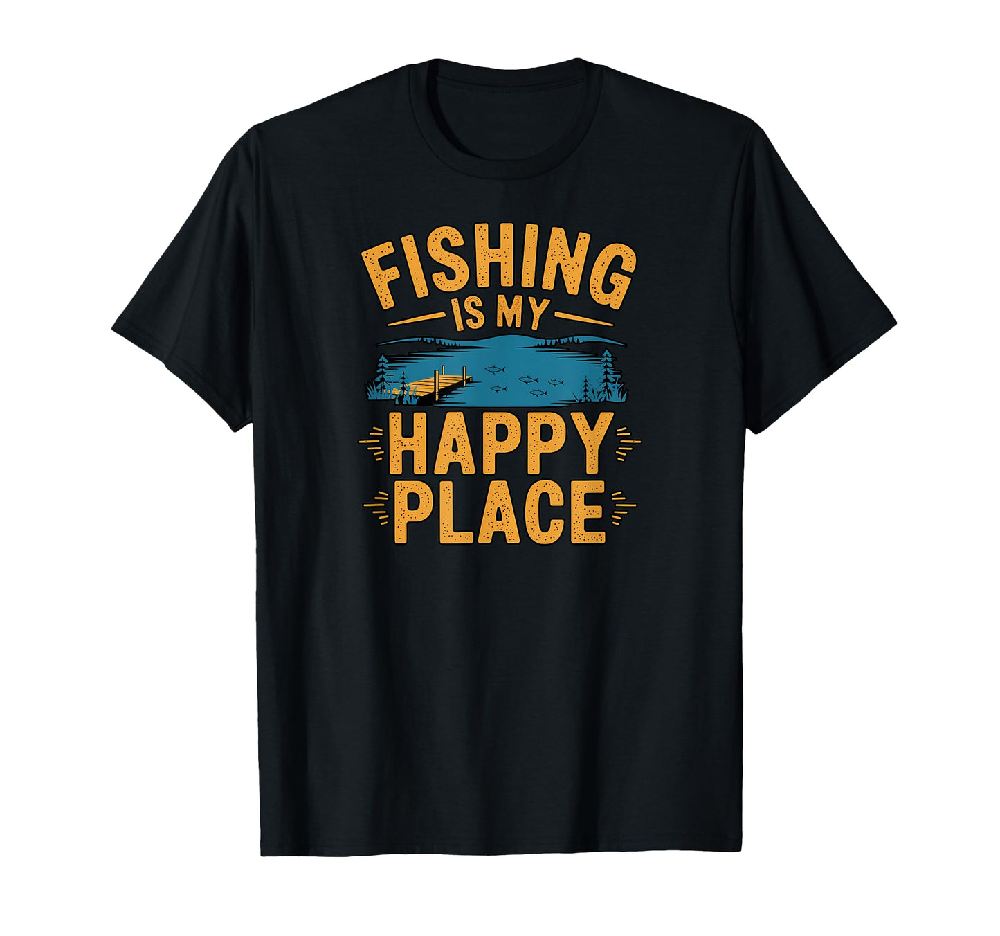 Funny Fishing Fisherman Witty Fish T-Shirt - Custom Art Print Men Women - T-Shirt, Sweatshirt, Hoodie