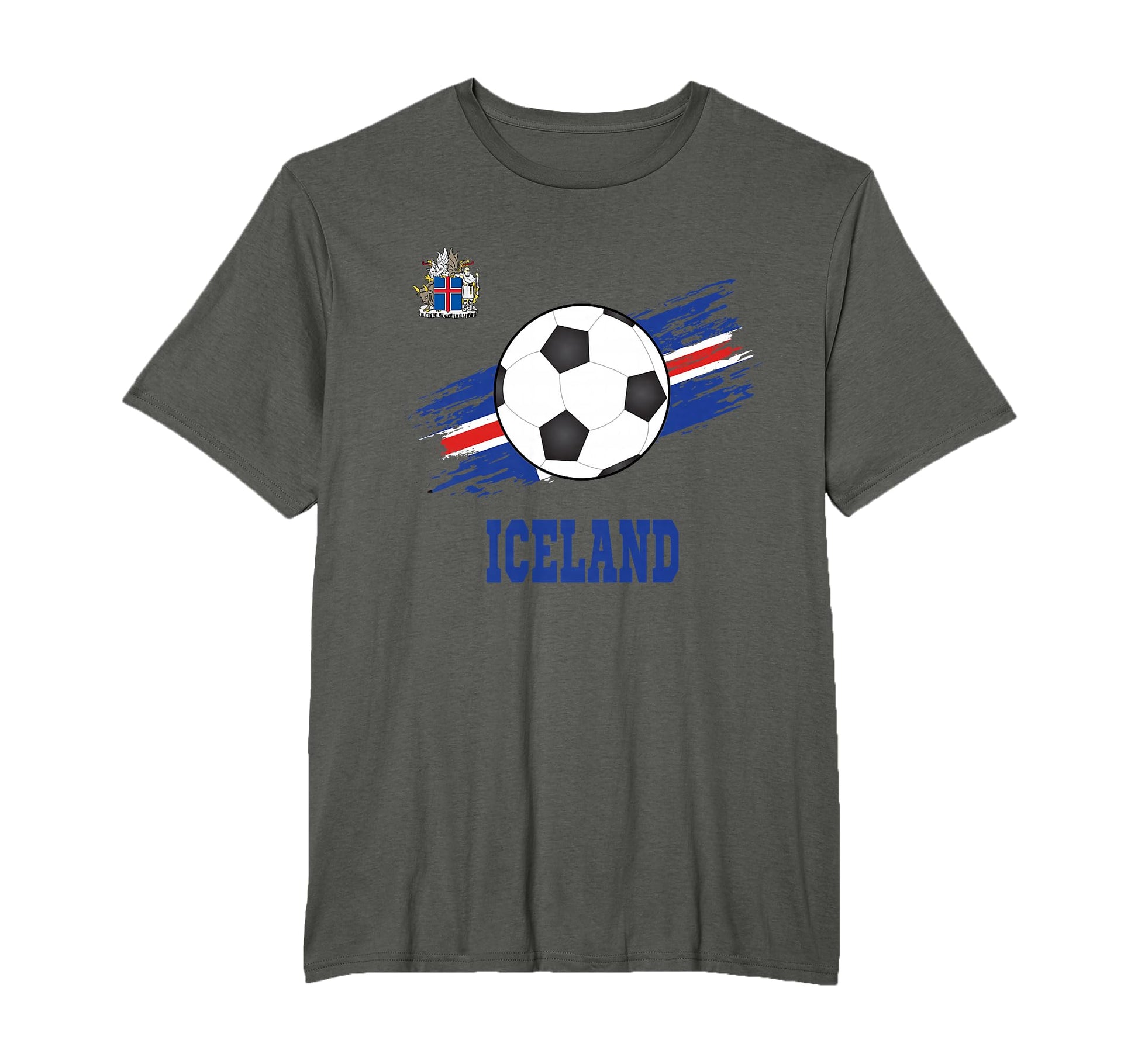 Iceland Soccer Icelandic Football T-Shirt - Minimalist Print for Adults - T-Shirt, Sweatshirt, Hoodie