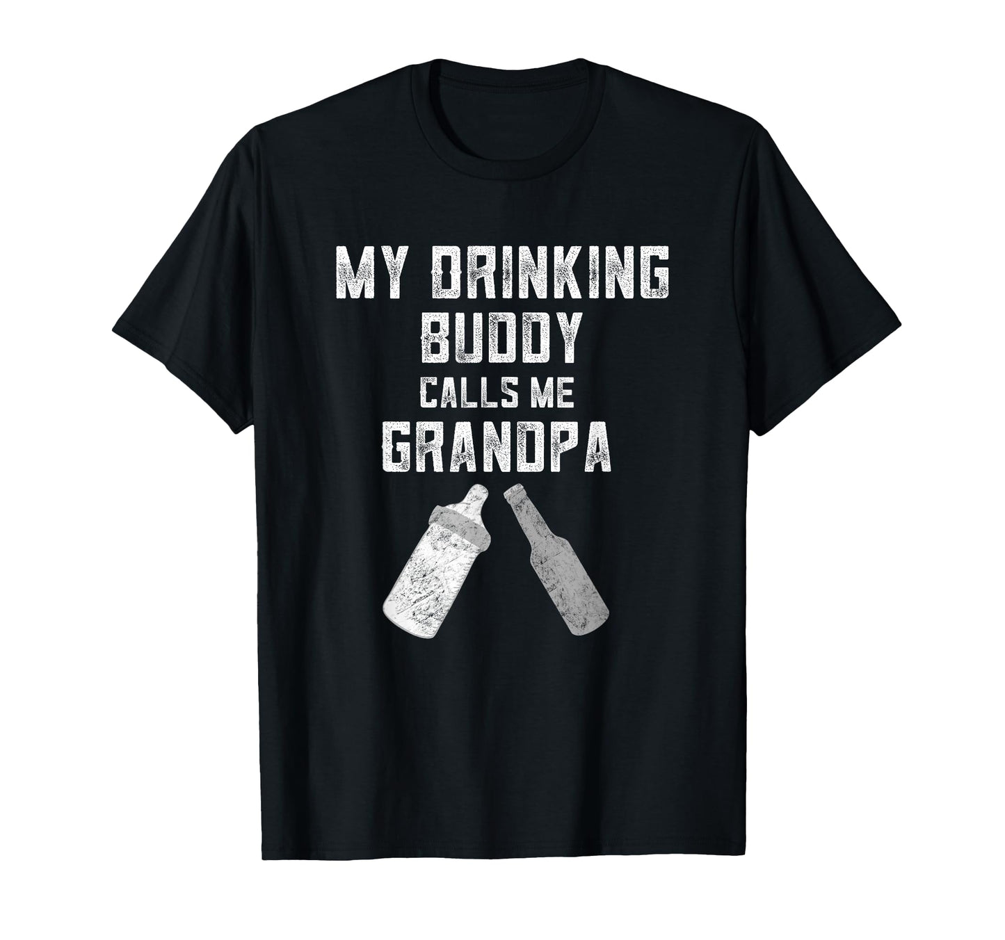 Pregnancy Announcement Grandpa My Drinking T-Shirt - Unique Graphic Unisex - T-Shirt, Sweatshirt, Hoodie
