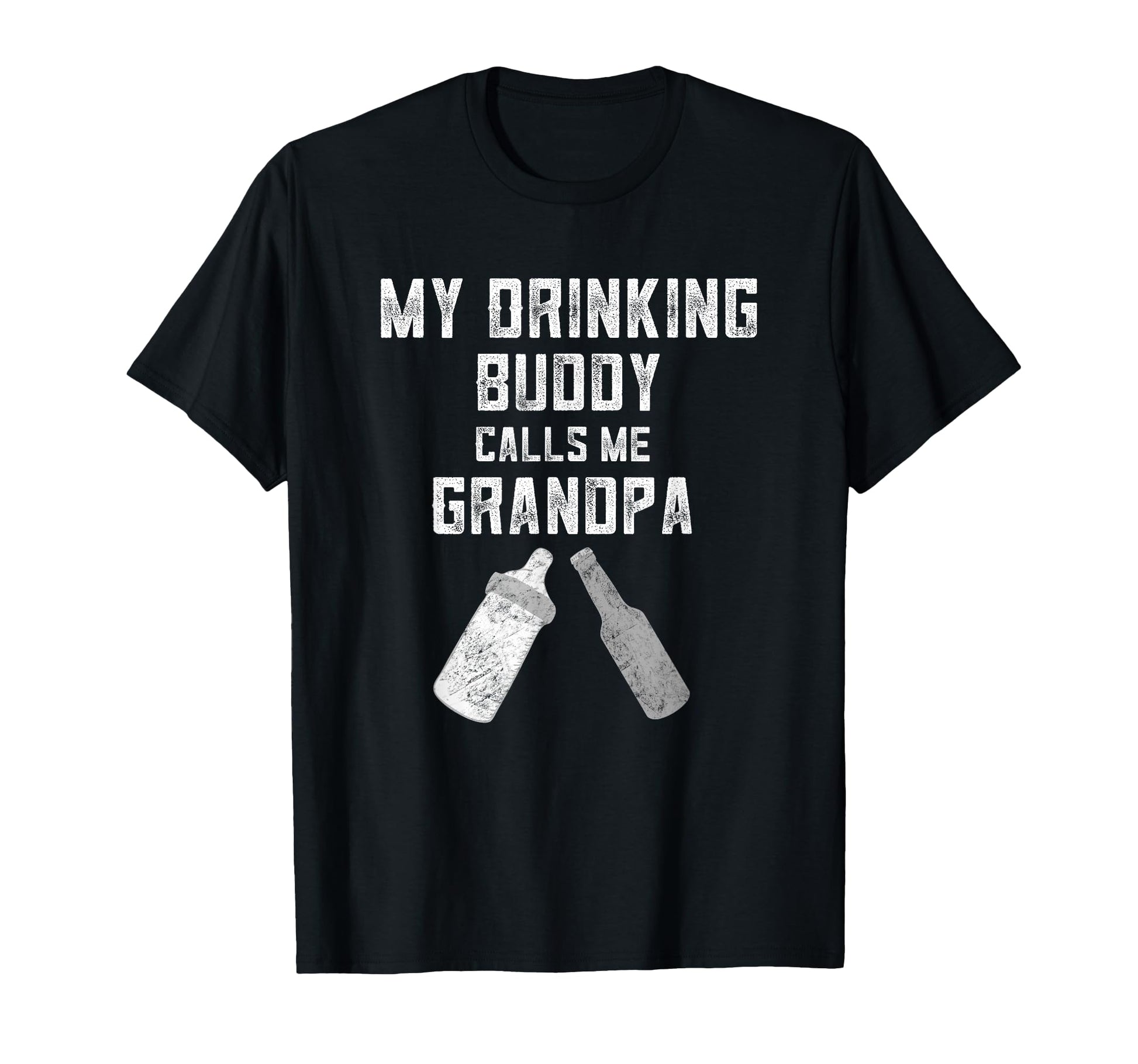 Pregnancy Announcement Grandpa My Drinking T-Shirt - Unique Graphic Unisex - T-Shirt, Sweatshirt, Hoodie