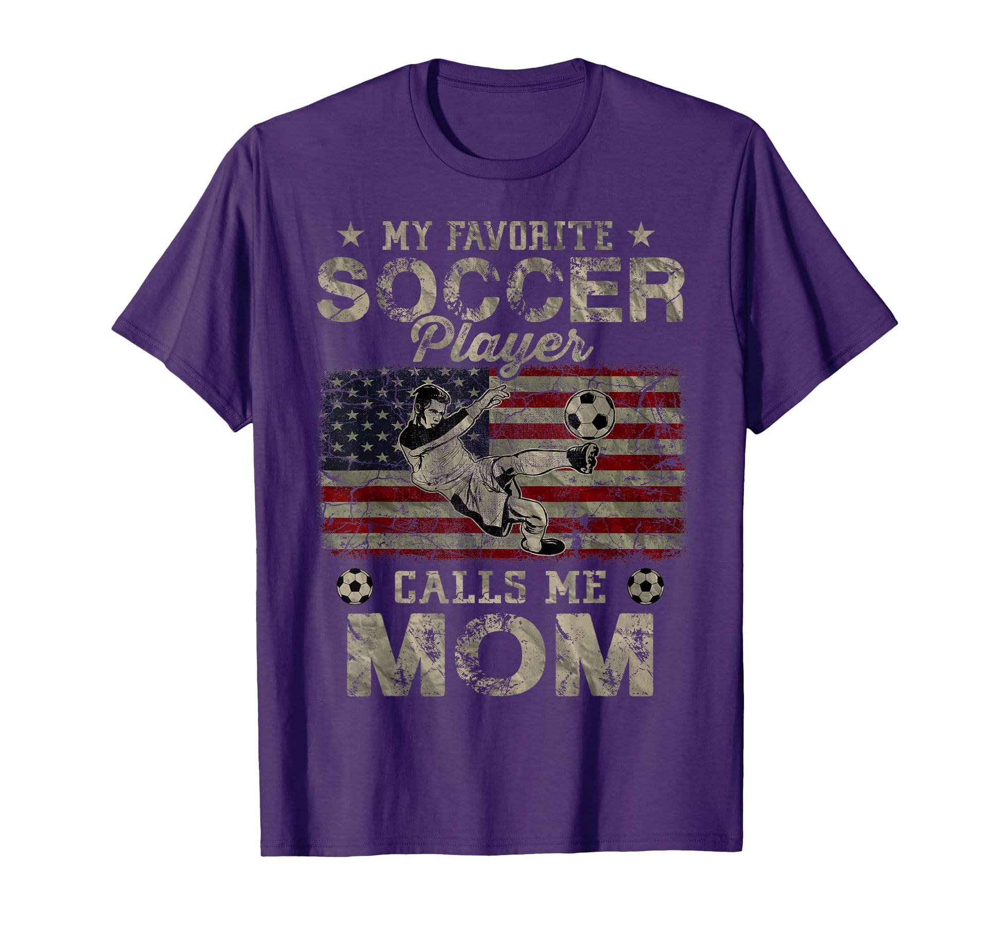 My Favorite Soccer Player Calls Me Mom T-Shirt - Trendy Graphic for Adults - T-Shirt, Sweatshirt, Hoodie