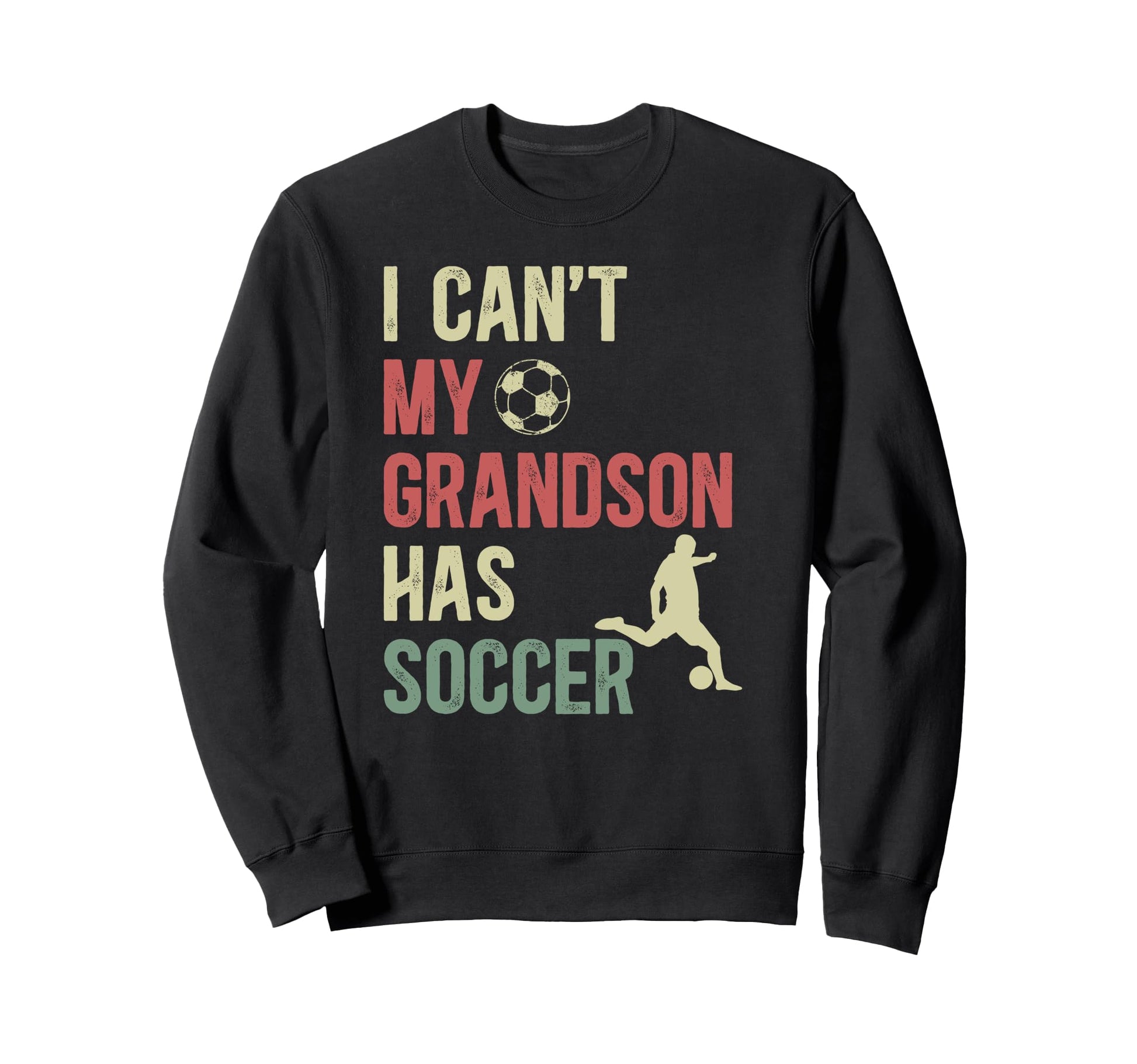 My Grandson Has Soccer Grandpa Sweatshirt - Minimalist Print Men Women - T-Shirt, Sweatshirt, Hoodie