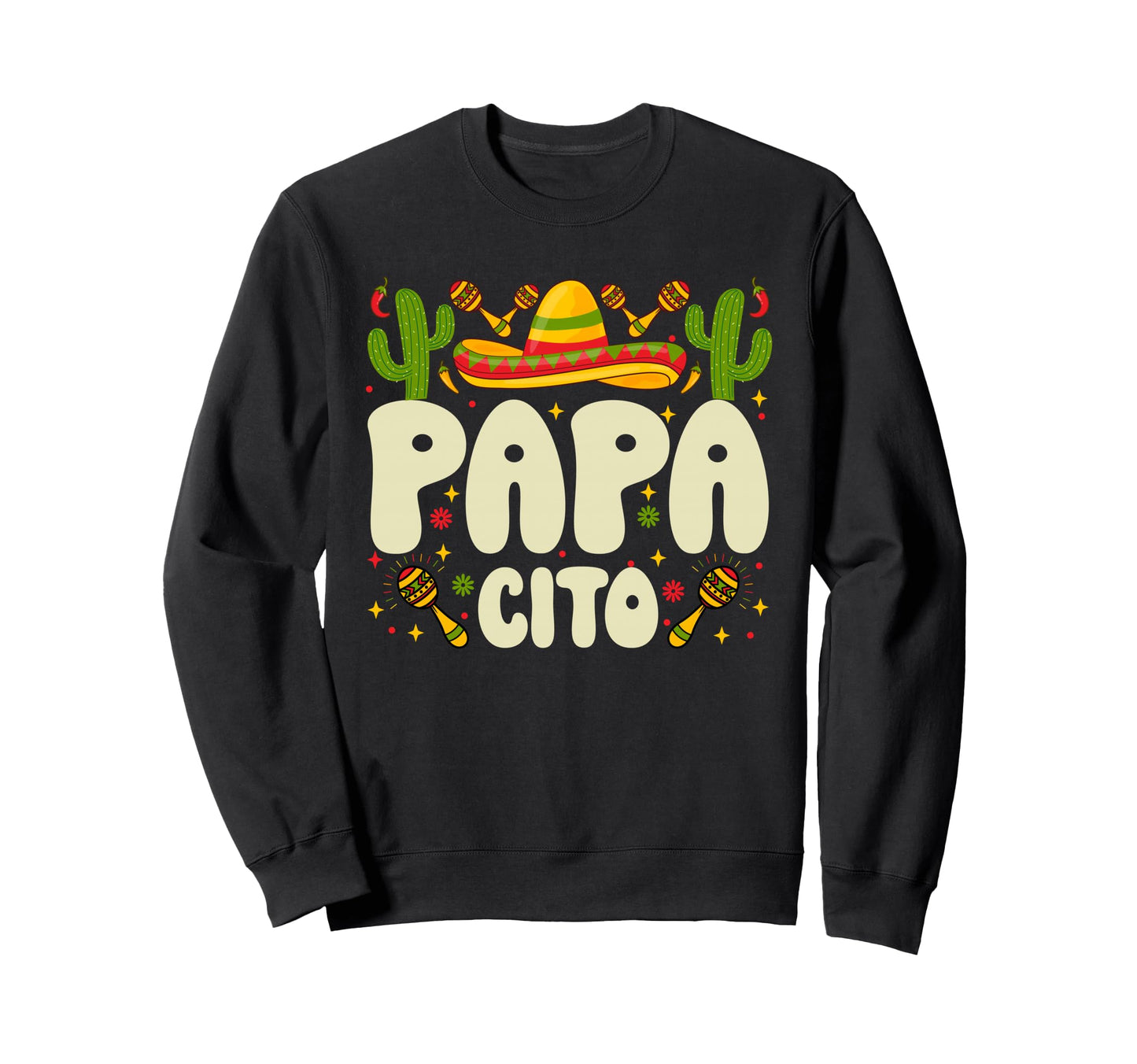 Papacito Cinco De Mayo Matching Sweatshirt - Unique Graphic Men Women - T-Shirt, Sweatshirt, Hoodie
