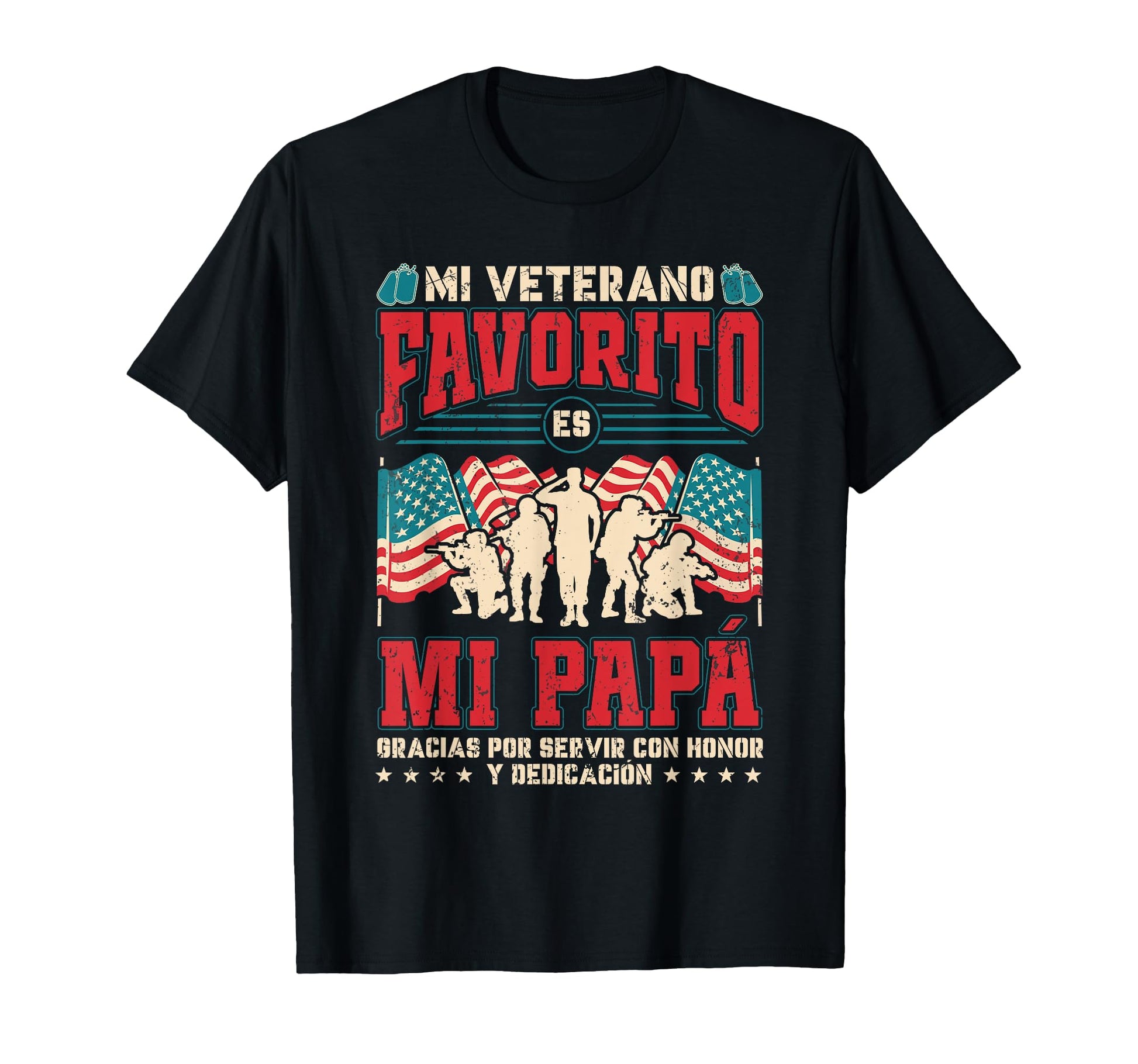 Mi Veterano Favorito Es Mi Pap T-Shirt - Aesthetic Graphic Men Women - T-Shirt, Sweatshirt, Hoodie