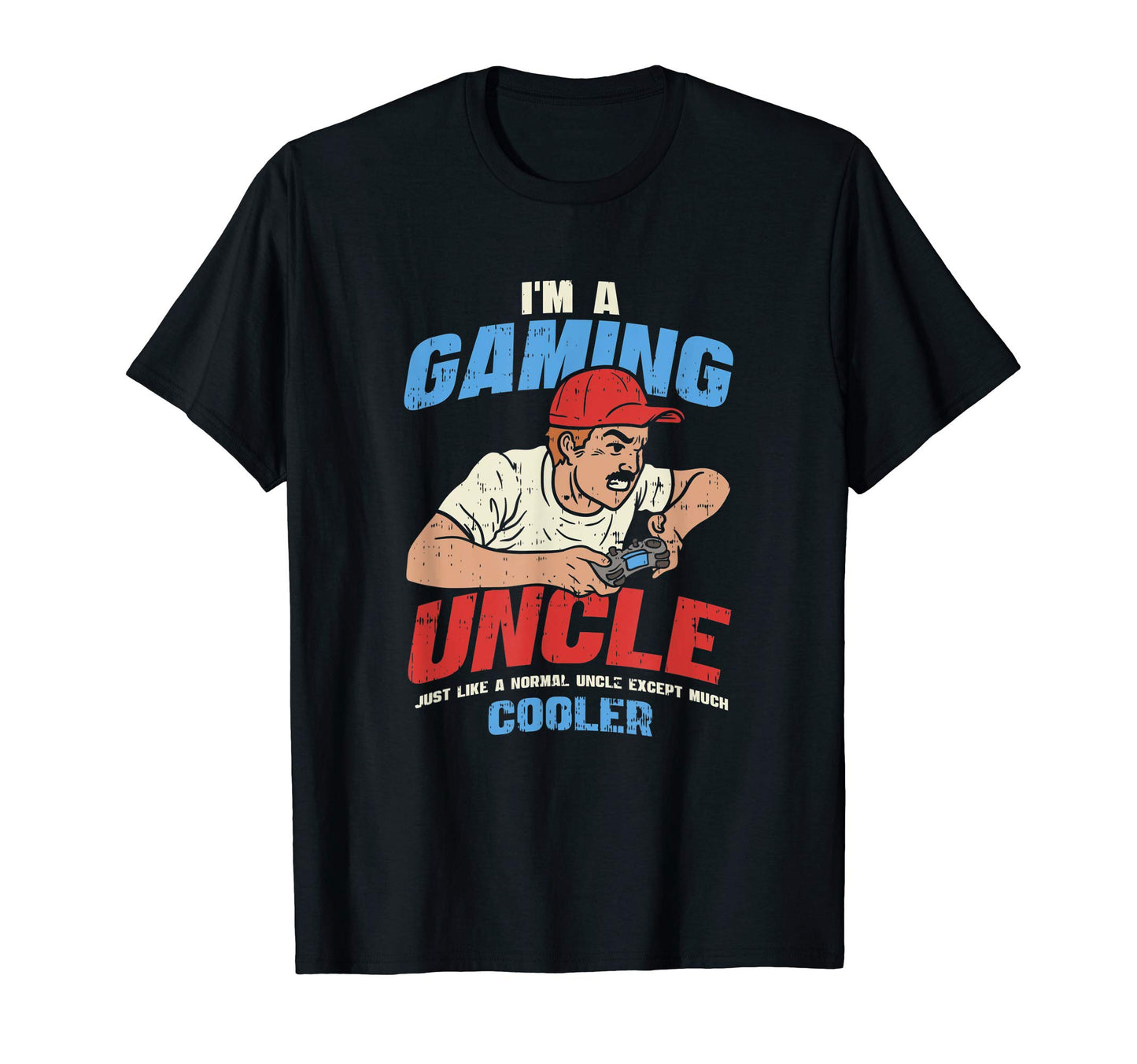 Gamer Uncle Funny Gaming Gaming Dad T-Shirt - Minimalist Print for Adults - T-Shirt, Sweatshirt, Hoodie