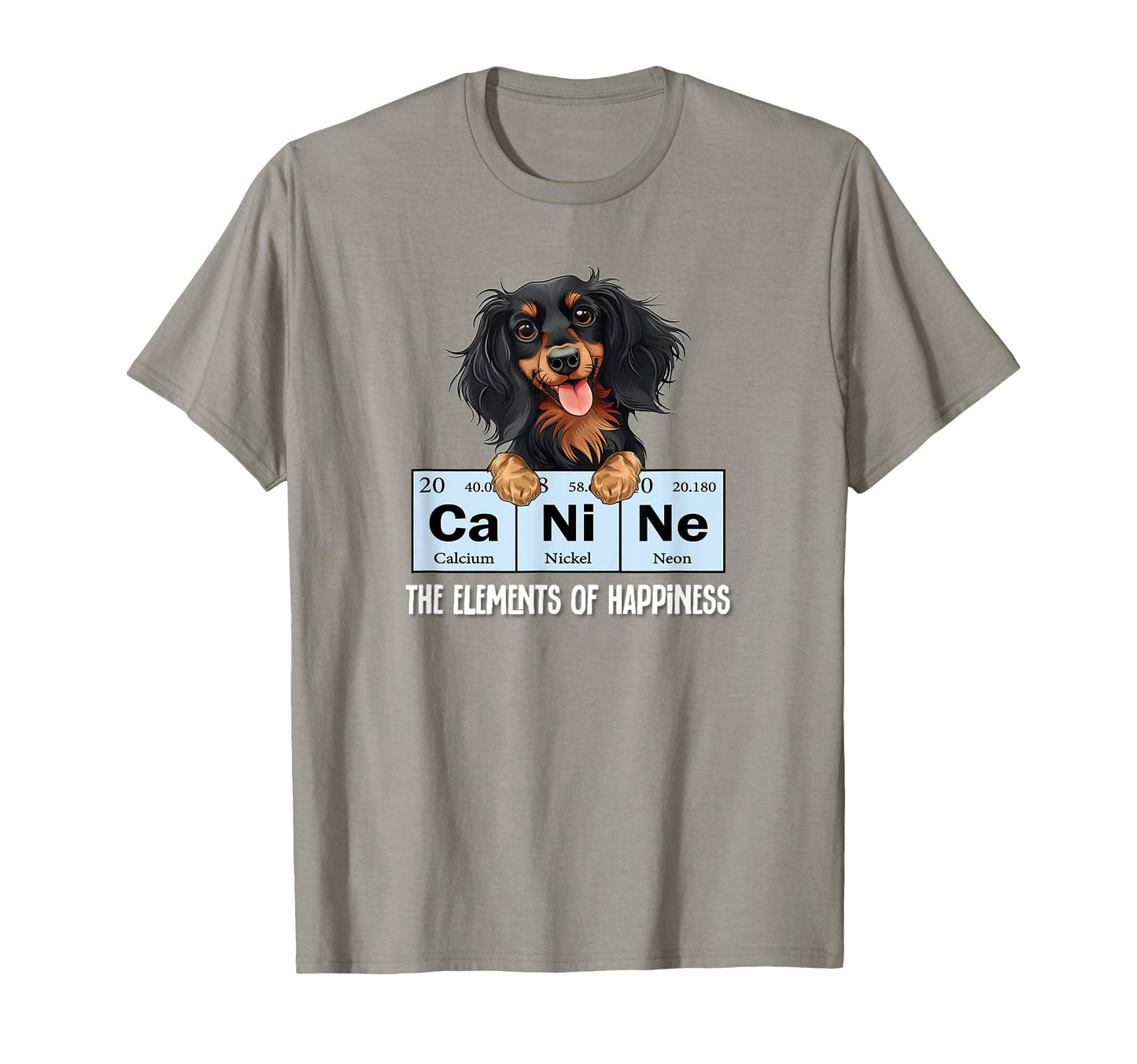 Funny Elements Happiness Black Long Haired T-Shirt - Unique Graphic Unisex - T-Shirt, Sweatshirt, Hoodie