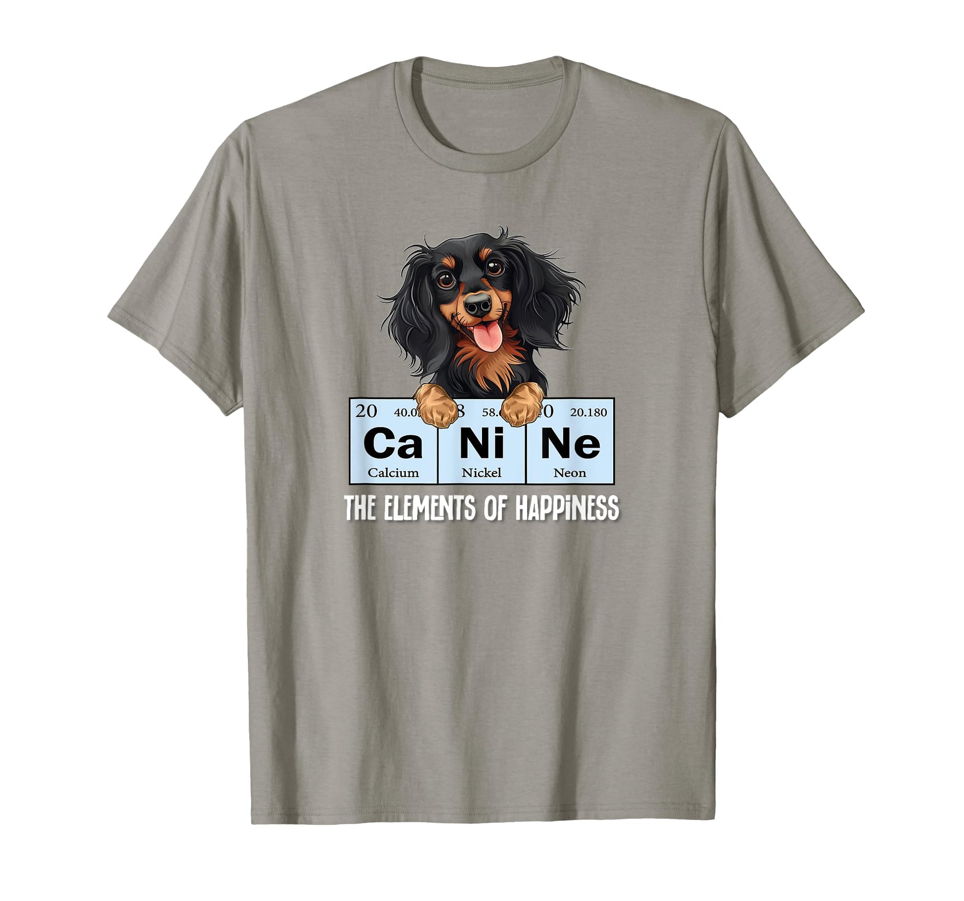 Funny Elements Happiness Black Long Haired T-Shirt - Unique Graphic Unisex - T-Shirt, Sweatshirt, Hoodie