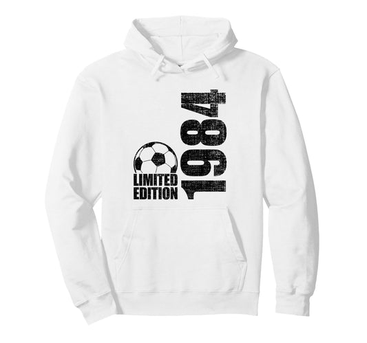 42 Years Old 1984 42Nd Birthday Soccer Hoodie - Unique Graphic Unisex - T-Shirt, Sweatshirt, Hoodie