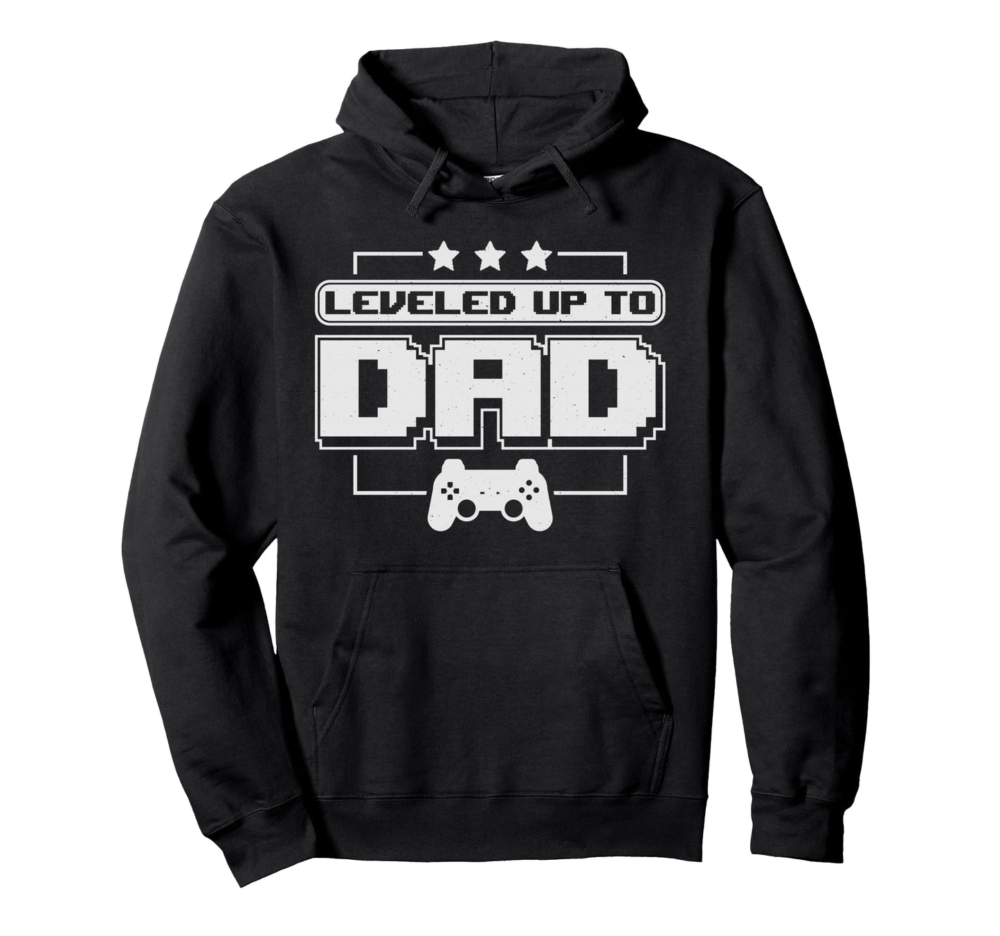 Fathers Day Leveled Up To Dad Video Hoodie - Streetwear Style Men Women - T-Shirt, Sweatshirt, Hoodie