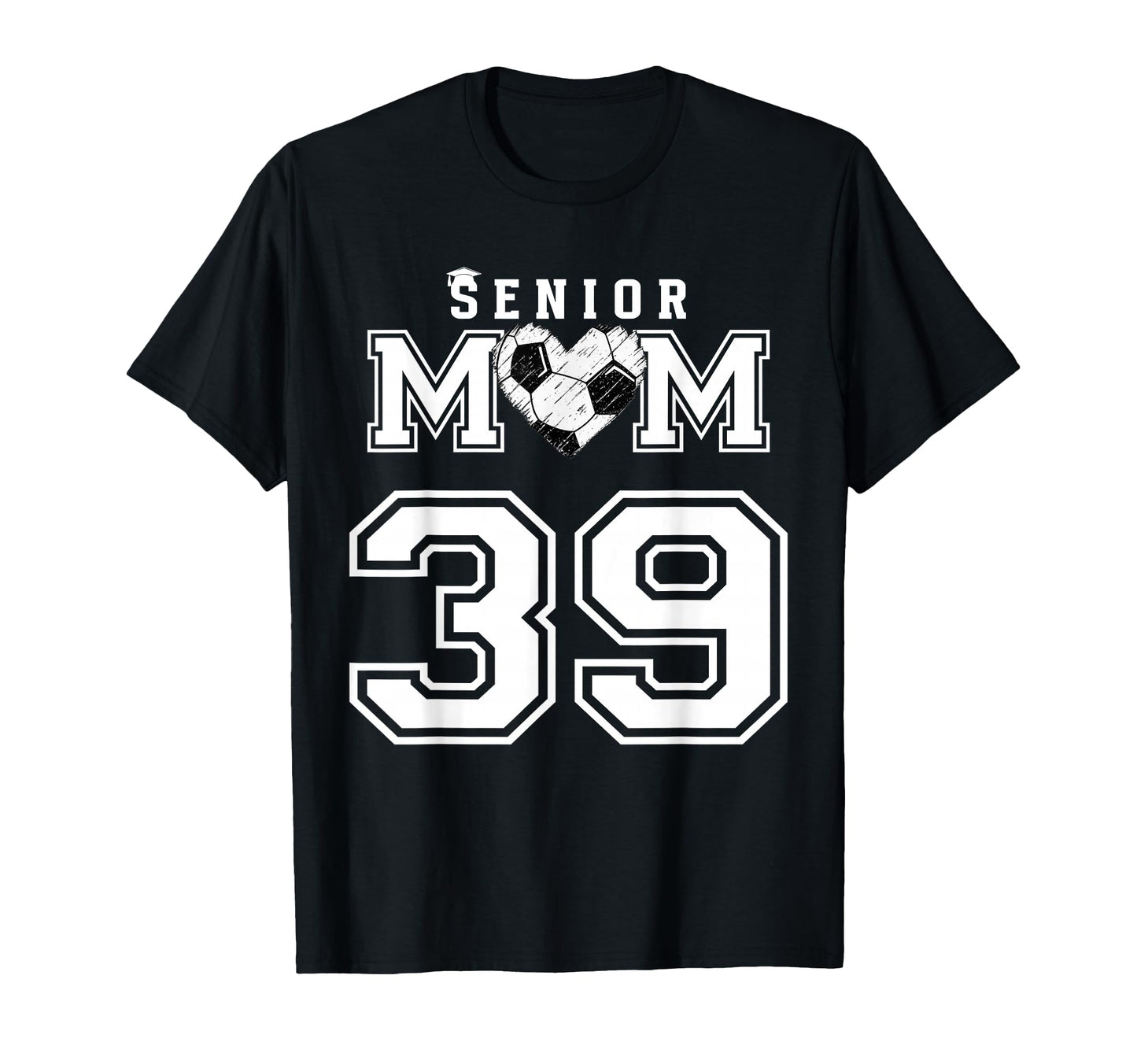 Proud Senior Soccer Mom Custom T-Shirt - Fun Novelty Design for Adults - T-Shirt, Sweatshirt, Hoodie