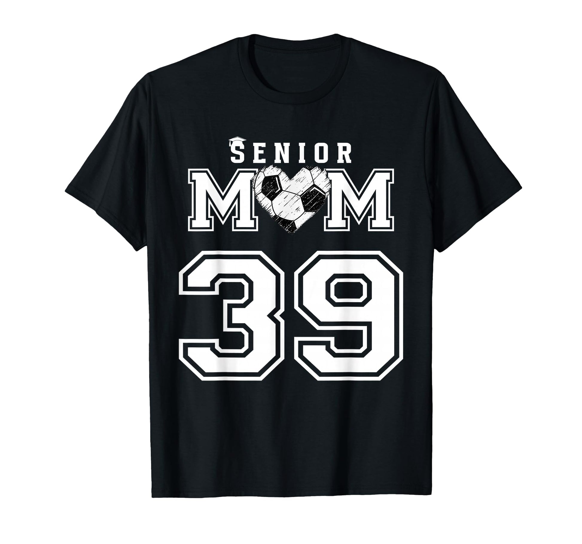 Proud Senior Soccer Mom Custom T-Shirt - Fun Novelty Design for Adults - T-Shirt, Sweatshirt, Hoodie