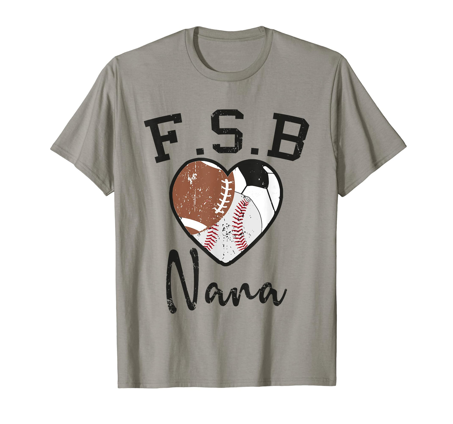 Football Soccer Baseball Nana T-Shirt - Trendy Graphic for Adults - T-Shirt, Sweatshirt, Hoodie