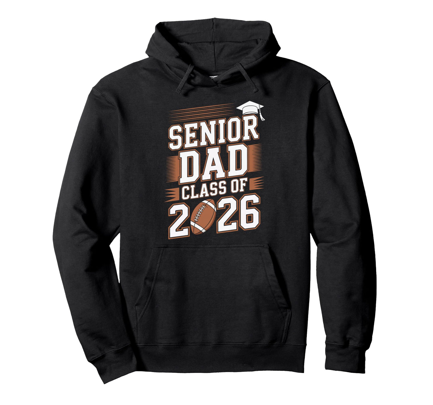 Senior Dad Class 2026 Graduate Hoodie - Minimalist Print for Adults - T-Shirt, Sweatshirt, Hoodie