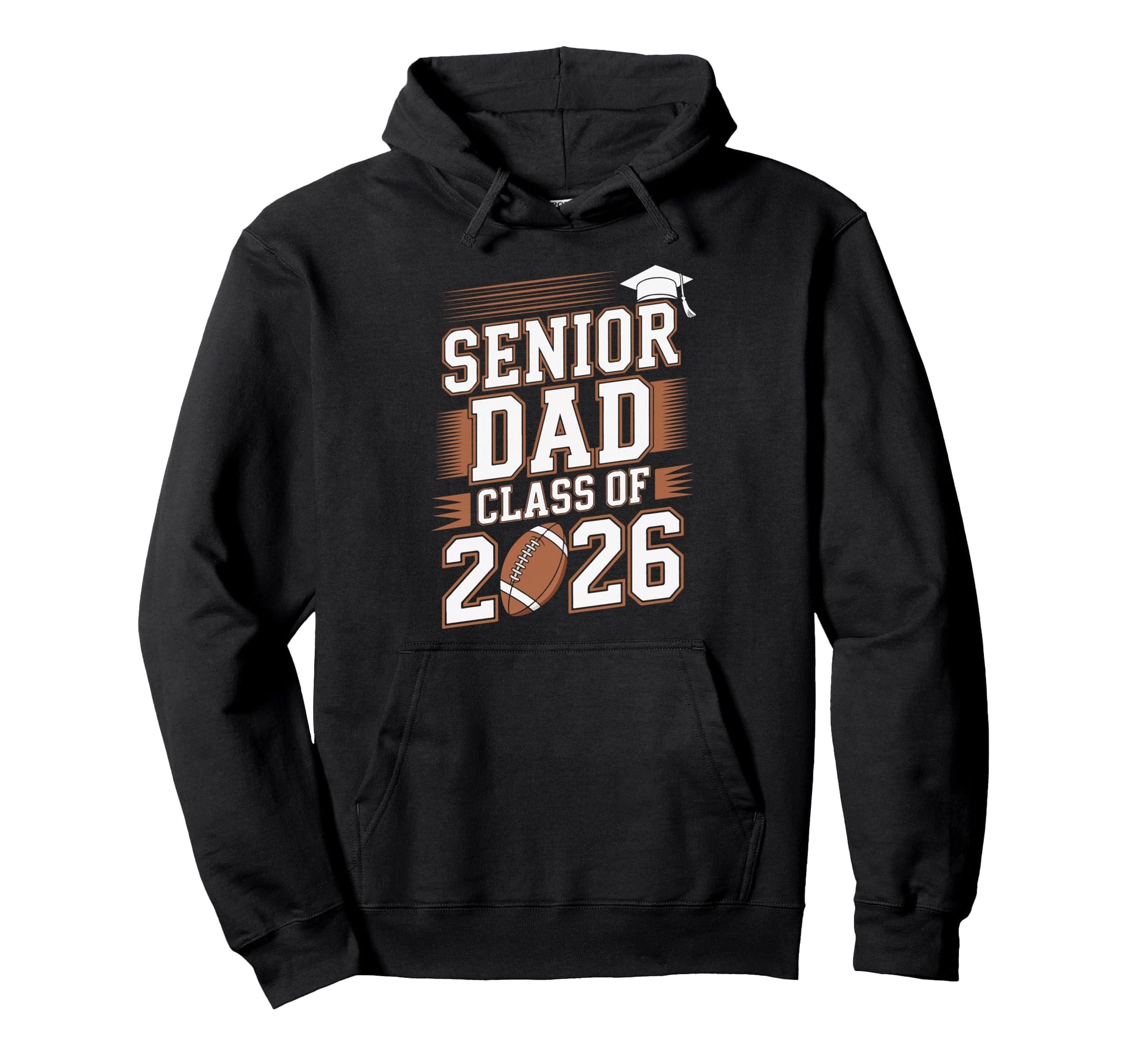 Senior Dad Class 2026 Graduate Hoodie - Minimalist Print for Adults - T-Shirt, Sweatshirt, Hoodie