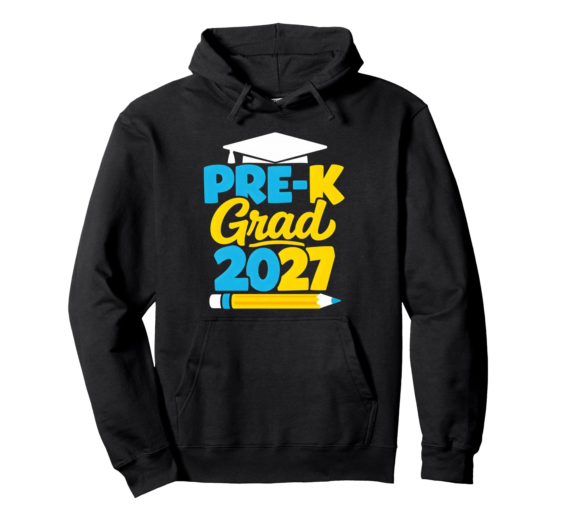 Prek Grad 2027 Graduation School Class Hoodie - Fun Novelty Design Unisex - T-Shirt, Sweatshirt, Hoodie