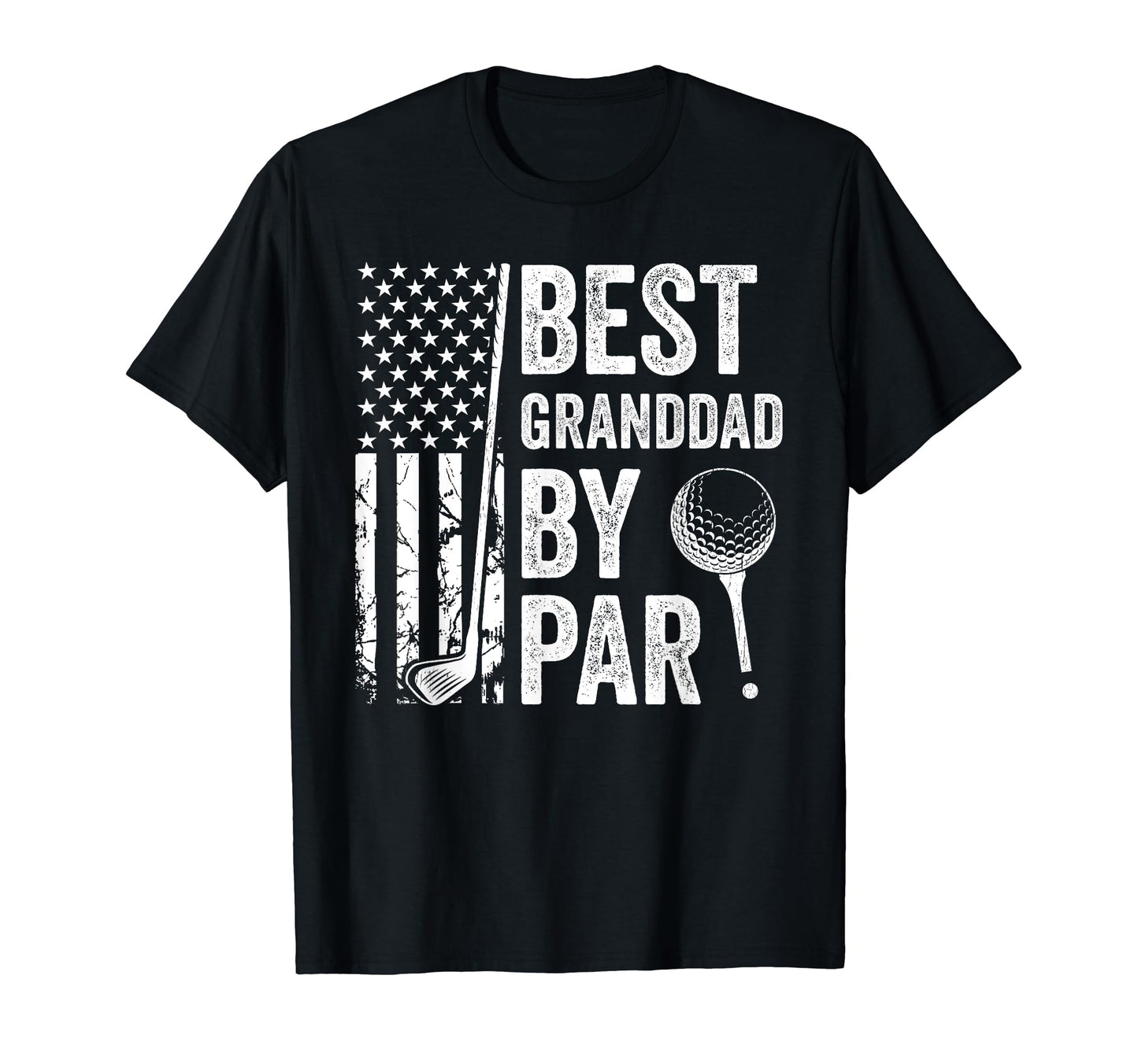 Best Grandad Par Usa Flag Golf T-Shirt - Streetwear Style for Adults - T-Shirt, Sweatshirt, Hoodie