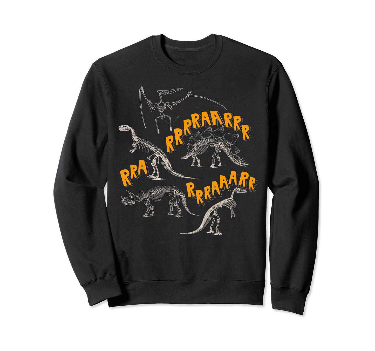 Dino Dinosaur Skeleton T Rex Stone Age Sweatshirt - Novelty Apparel Unisex - T-Shirt, Sweatshirt, Hoodie