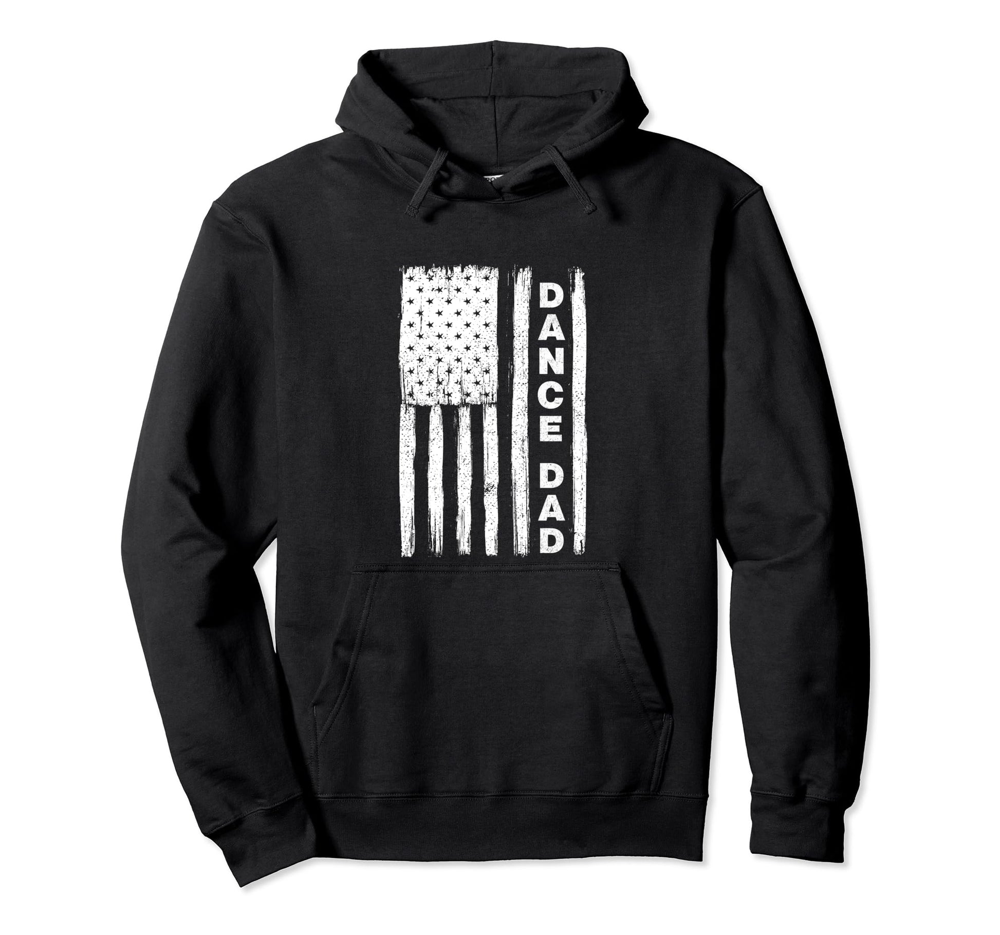 Dance Dad Flag White Hoodie - Novelty Apparel Men Women - T-Shirt, Sweatshirt, Hoodie