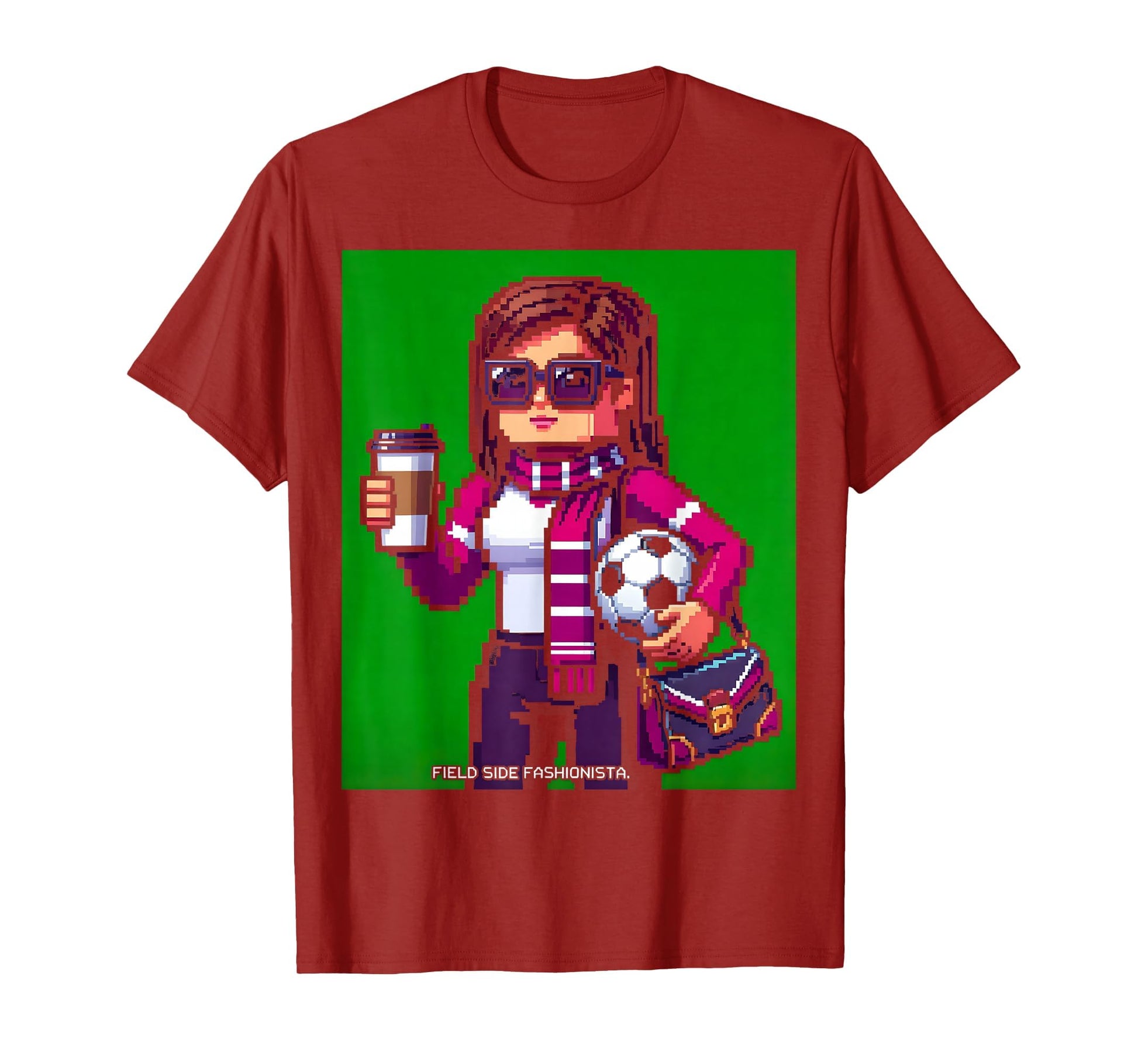 Field Side Fashionista Soccer Mom T-Shirt - Graphic Print Unisex - T-Shirt, Sweatshirt, Hoodie
