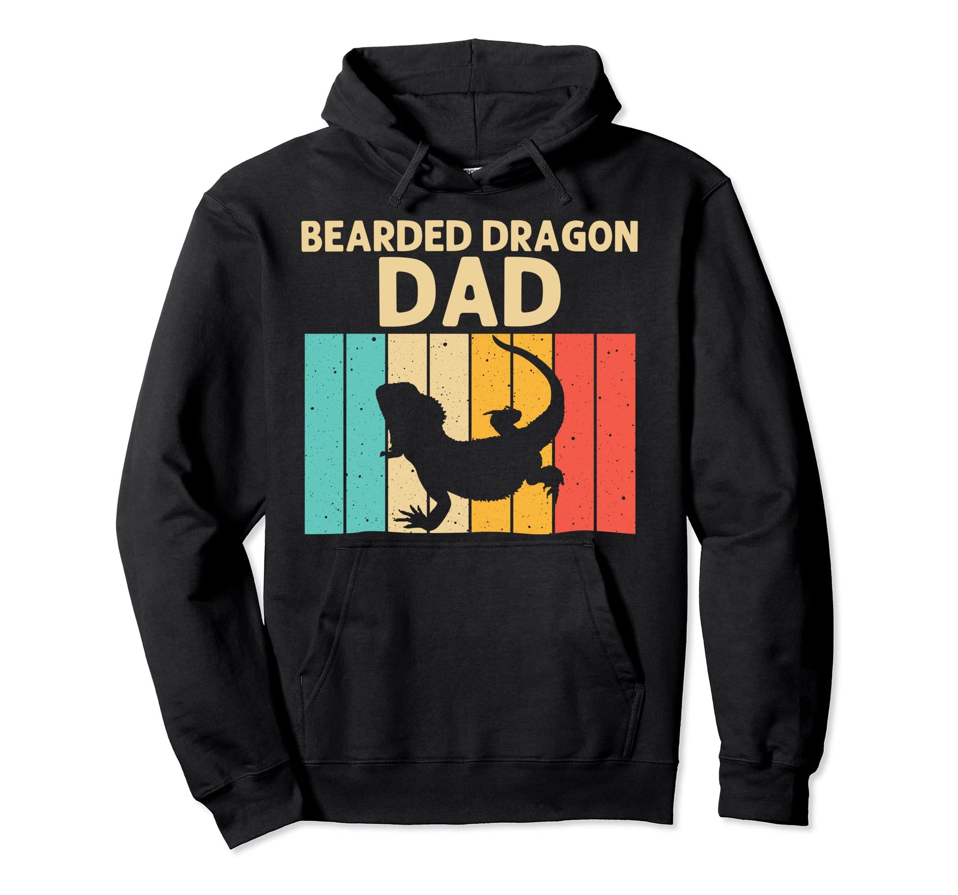 Bearded Dragon Dad Grandpa Reptile Hoodie - Fun Novelty Design Men Women - T-Shirt, Sweatshirt, Hoodie