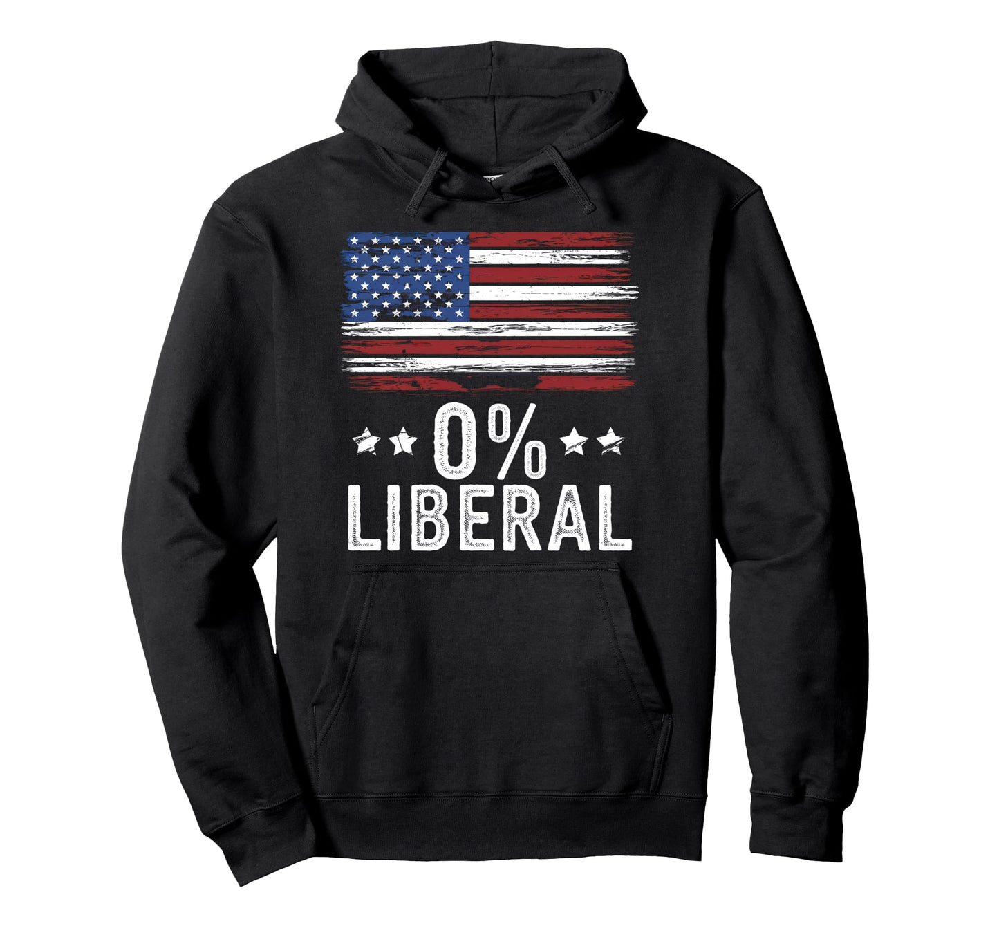 0 Liberal Zero Percent Anti Liberal Hoodie - Aesthetic Graphic Unisex - T-Shirt, Sweatshirt, Hoodie