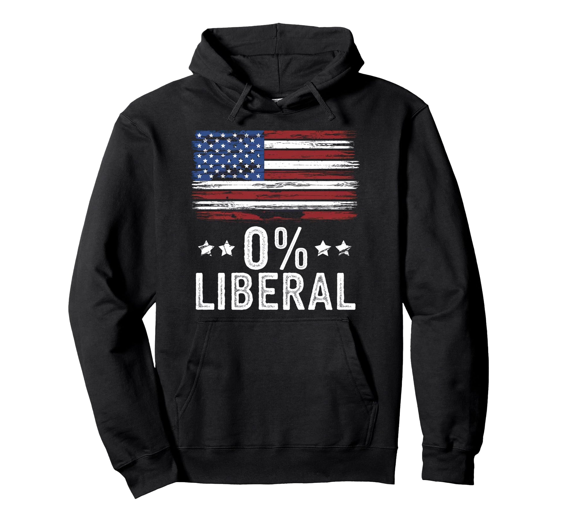 0 Liberal Zero Percent Anti Liberal Hoodie - Aesthetic Graphic Unisex - T-Shirt, Sweatshirt, Hoodie