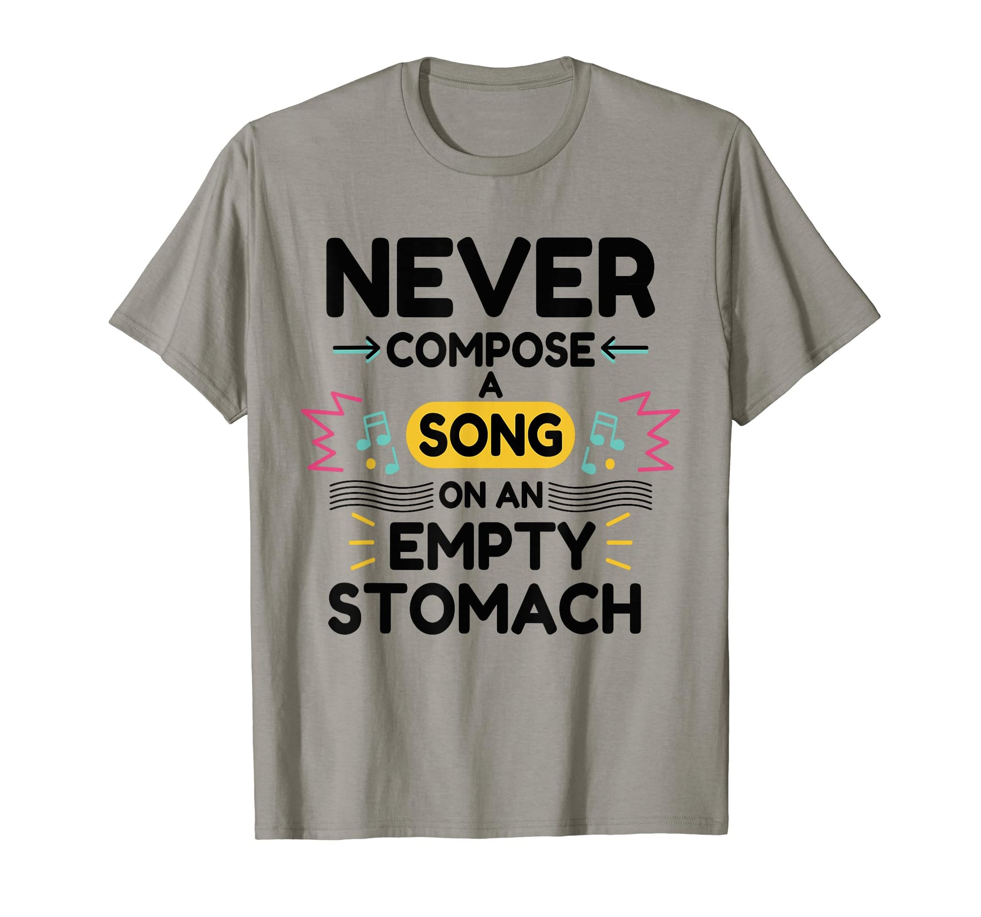 Music Writer Song Writing T-Shirt - Casual Everyday Wear for Adults - T-Shirt, Sweatshirt, Hoodie