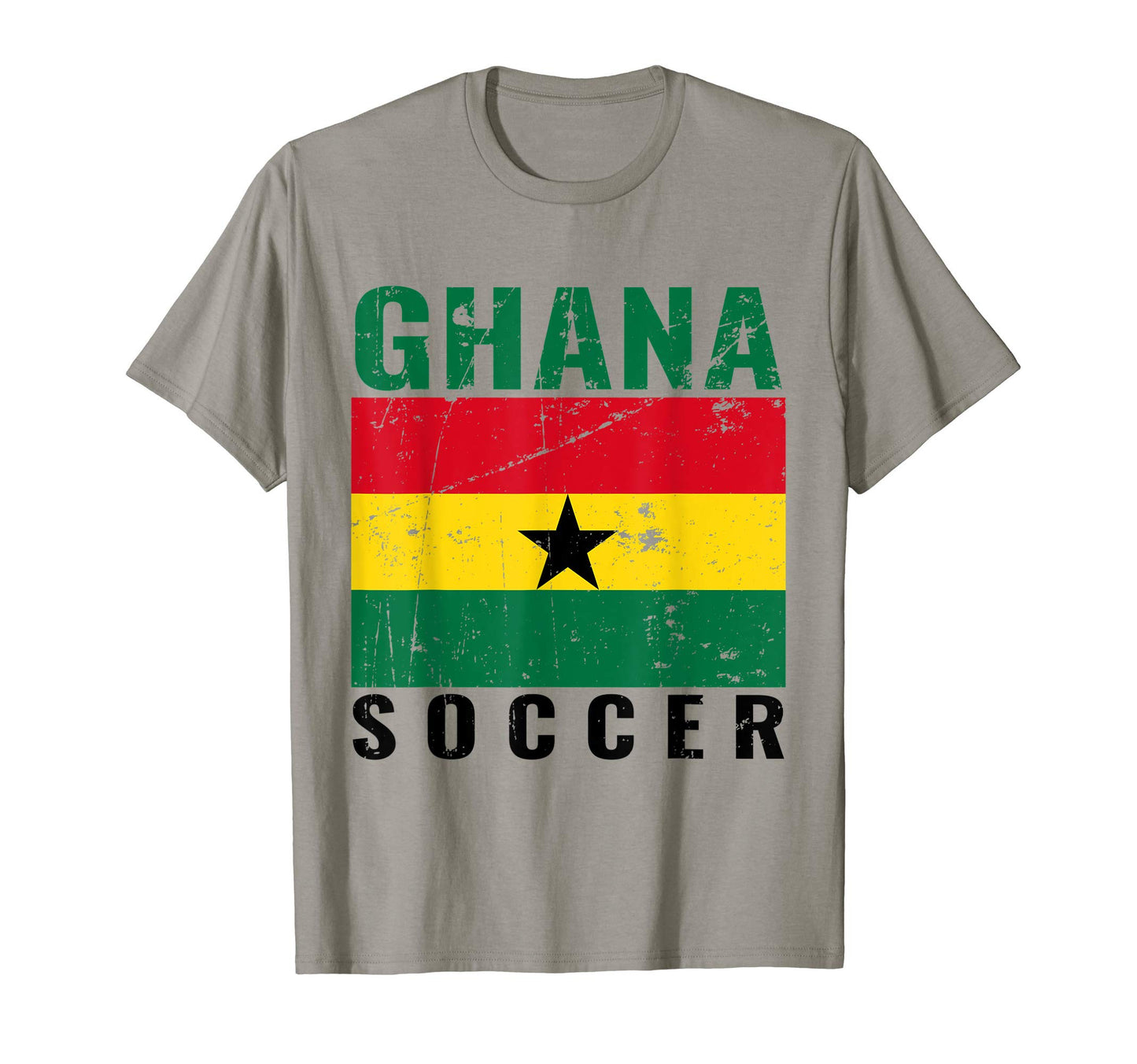 Ghana Ghanaian Flag Distressed Ghana T-Shirt - Novelty Apparel Unisex - T-Shirt, Sweatshirt, Hoodie