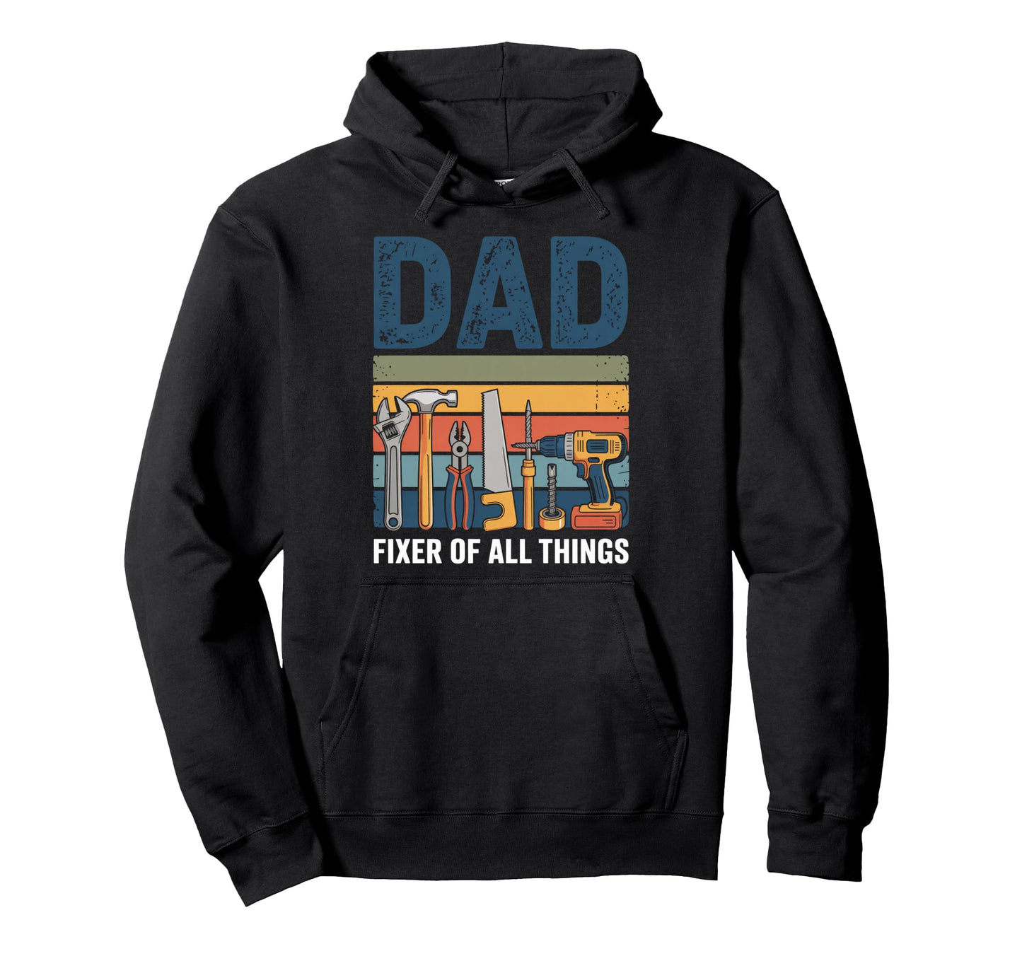 Handyman Dad Fixer All Things Tools Hoodie - Custom Art Print Unisex - T-Shirt, Sweatshirt, Hoodie