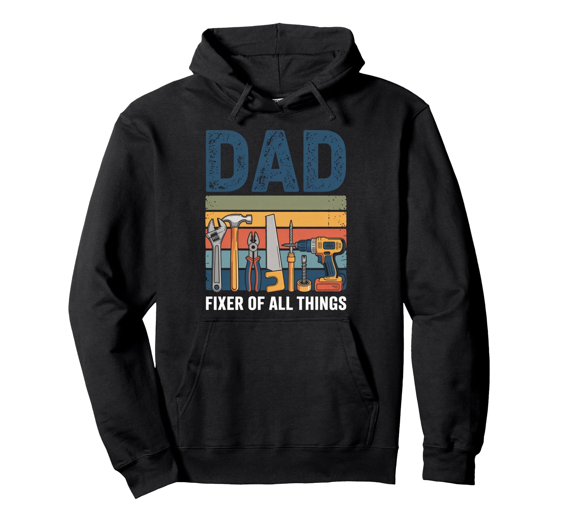 Handyman Dad Fixer All Things Tools Hoodie - Custom Art Print Unisex - T-Shirt, Sweatshirt, Hoodie