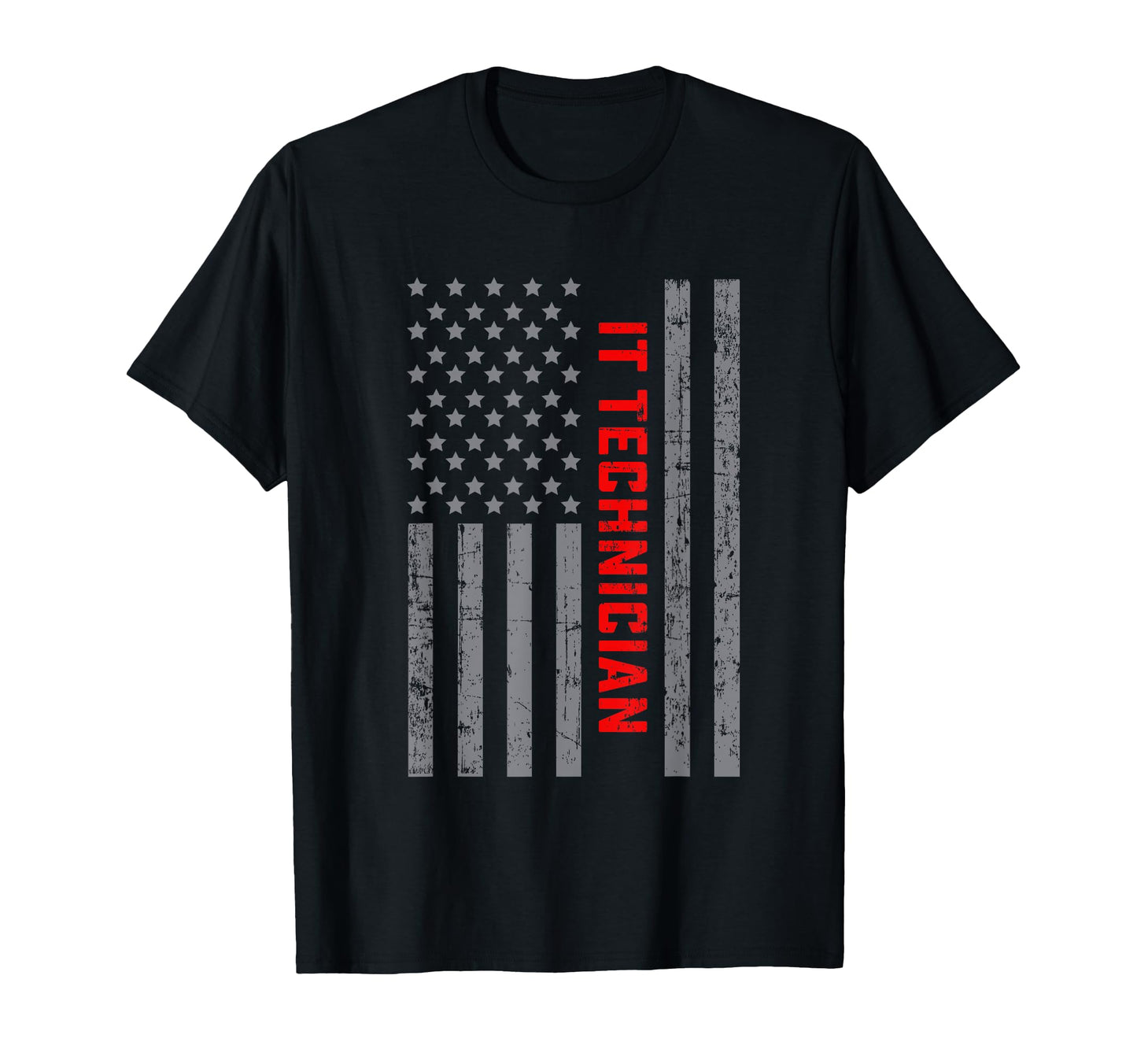 It Technician Us Flag Dad T-Shirt - Graphic Print for Adults - T-Shirt, Sweatshirt, Hoodie