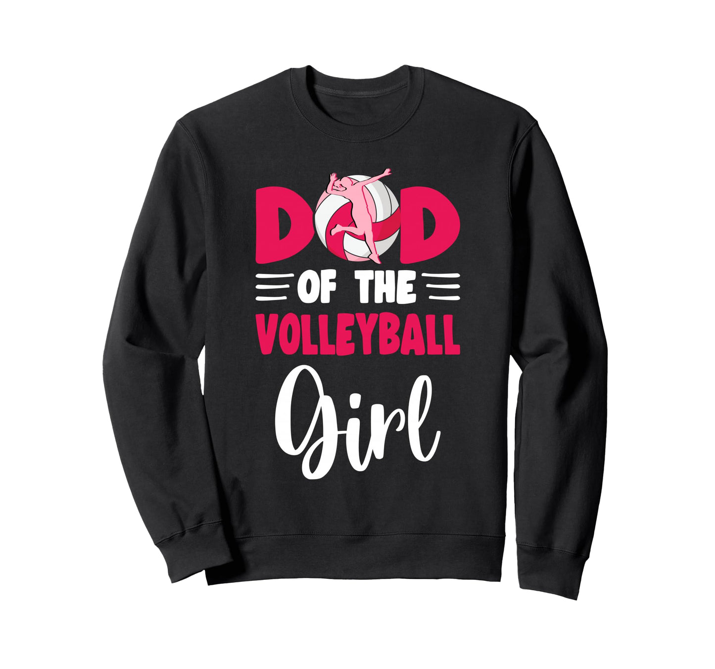 Dad Birthday Volleyball Family Sweatshirt - Aesthetic Graphic Men Women - T-Shirt, Sweatshirt, Hoodie