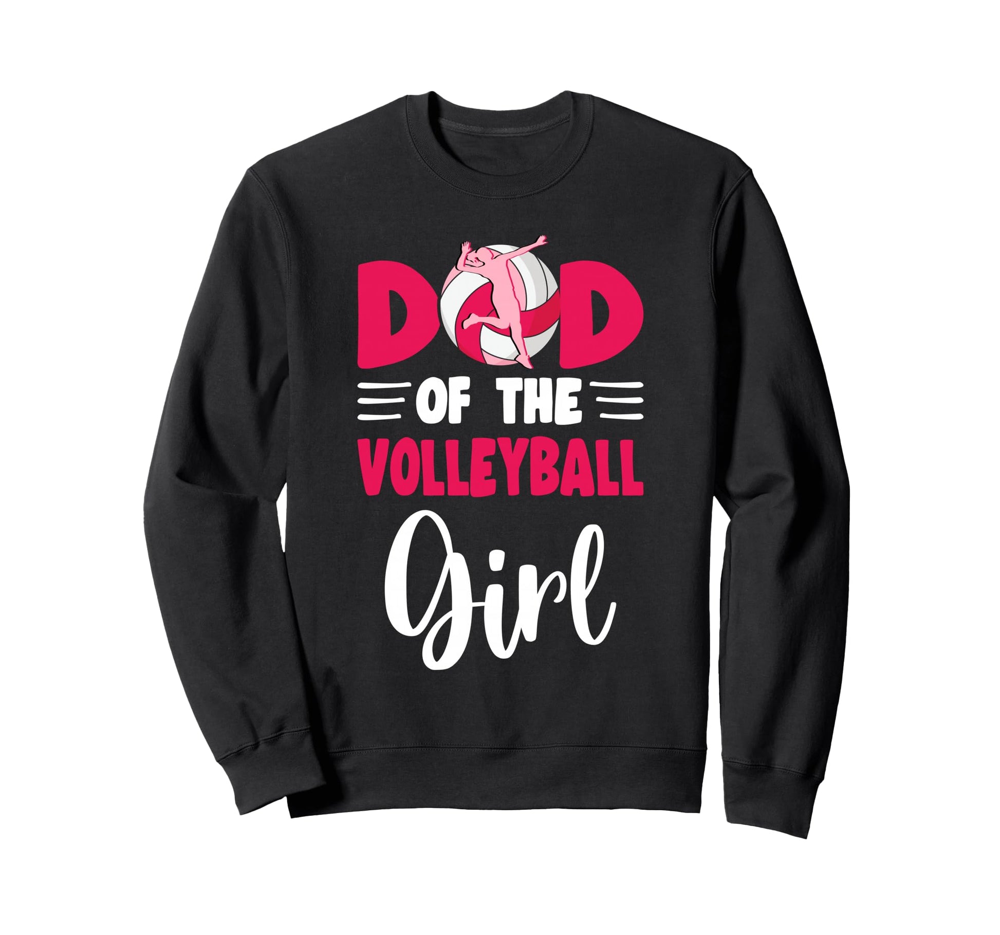 Dad Birthday Volleyball Family Sweatshirt - Aesthetic Graphic Men Women - T-Shirt, Sweatshirt, Hoodie