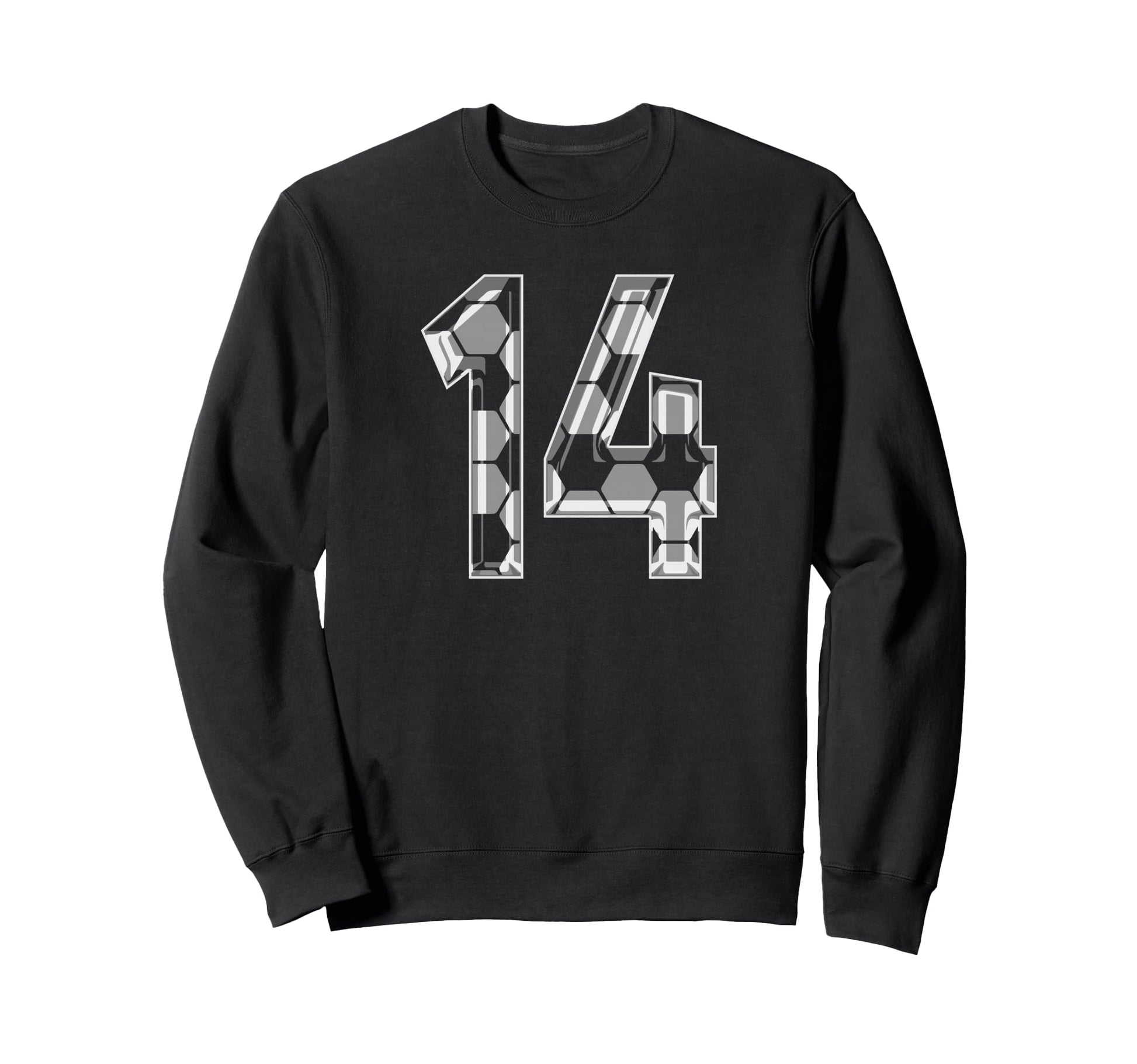 Soccer Number 14 Favorite Player 14 Sweatshirt - Trendy Graphic Unisex - T-Shirt, Sweatshirt, Hoodie
