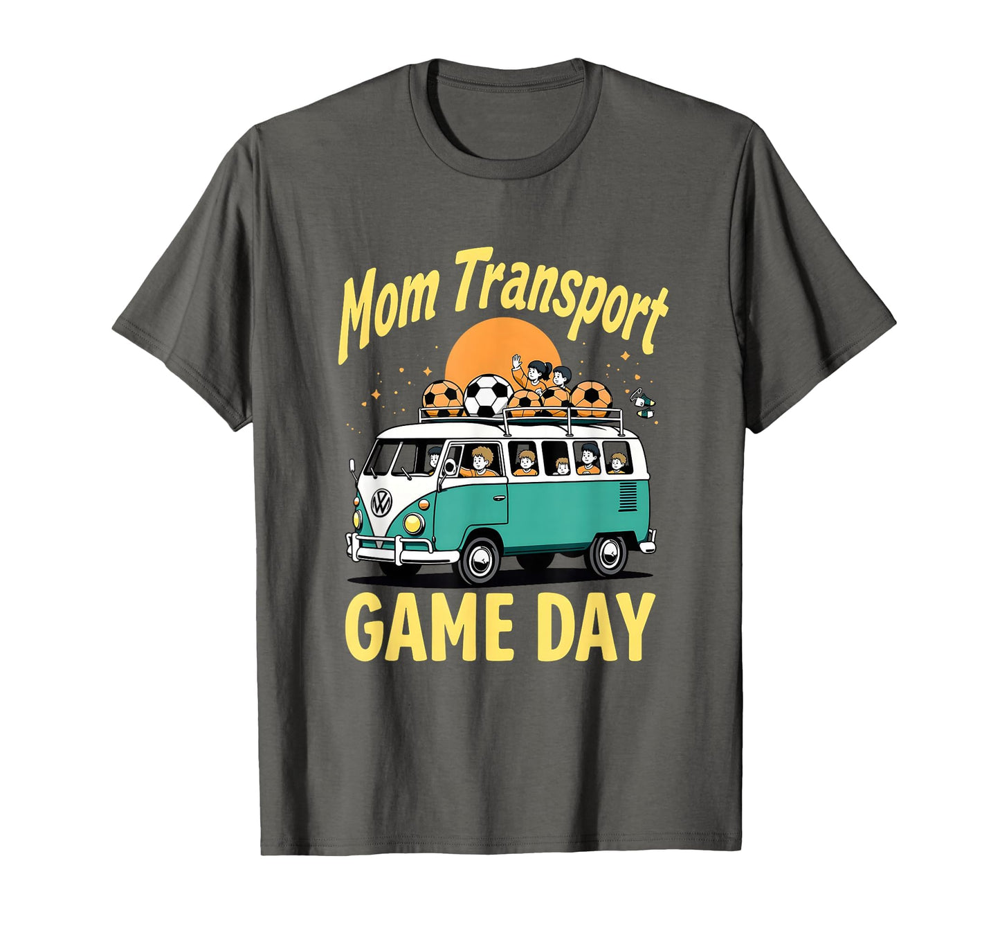 Mom Transport Game Day Soccer T-Shirt - Fun Novelty Design for Adults - T-Shirt, Sweatshirt, Hoodie